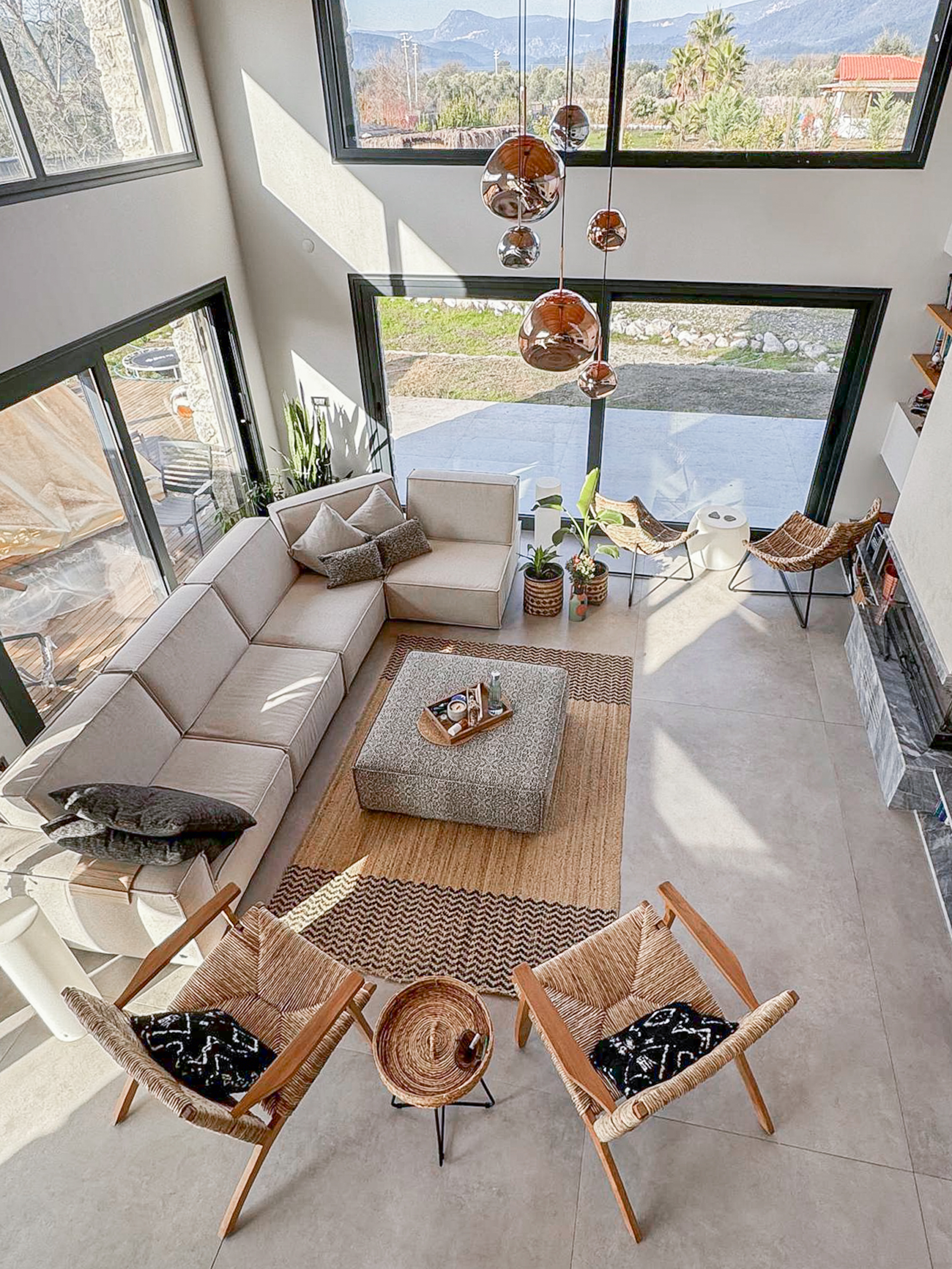 Akyaka Yakını Havuzlu Taş Villa | Full Eşyalı Kiralık