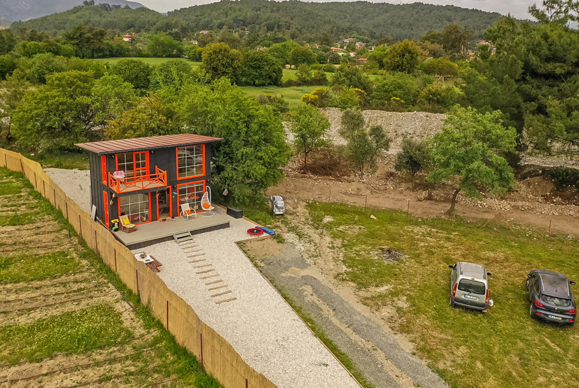 Akyaka Yakını Havuzlu Taş Villa | Full Eşyalı Kiralık