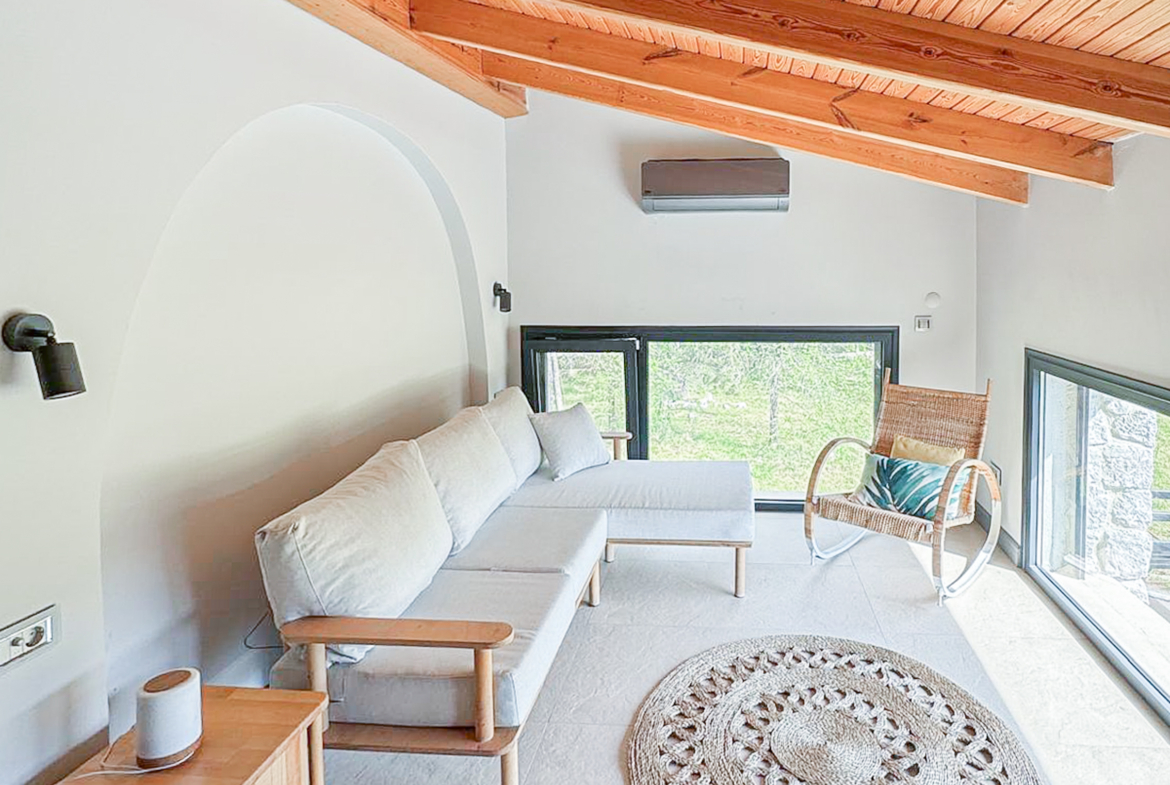 Akyaka Yakını Havuzlu Taş Villa | Full Eşyalı Kiralık