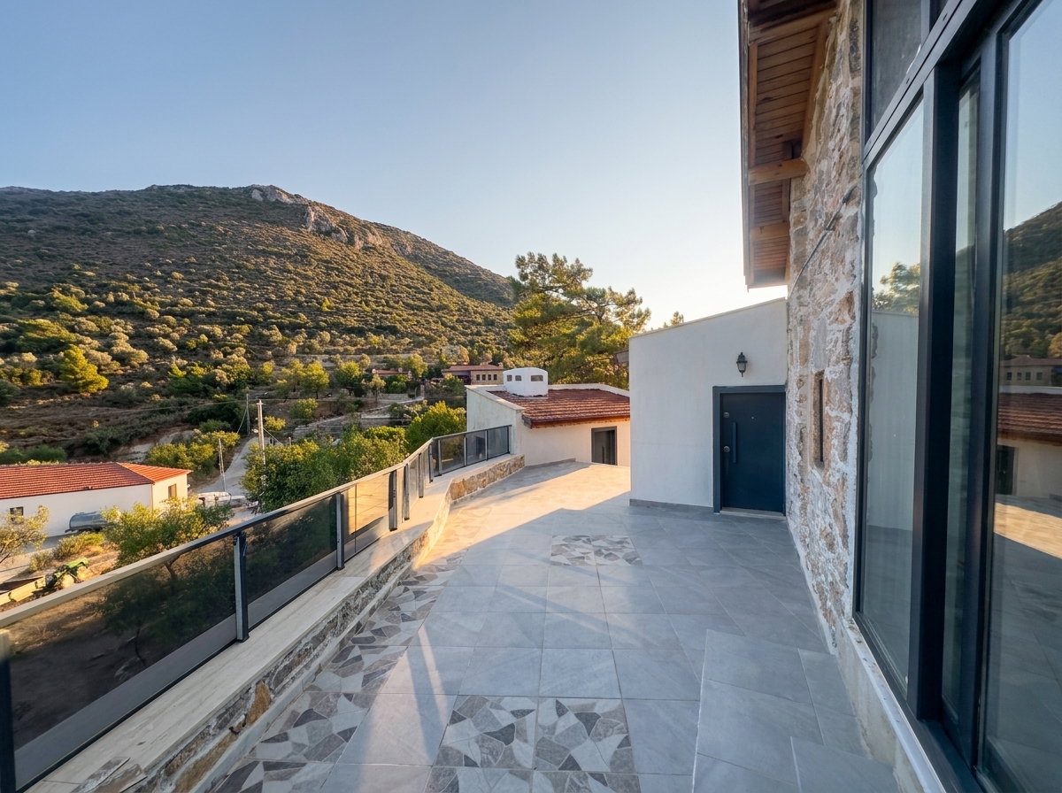 21 Datça Cumalıda 1+1 ve 1+0 Taş Evler | 130 m² Arsa | Resmi