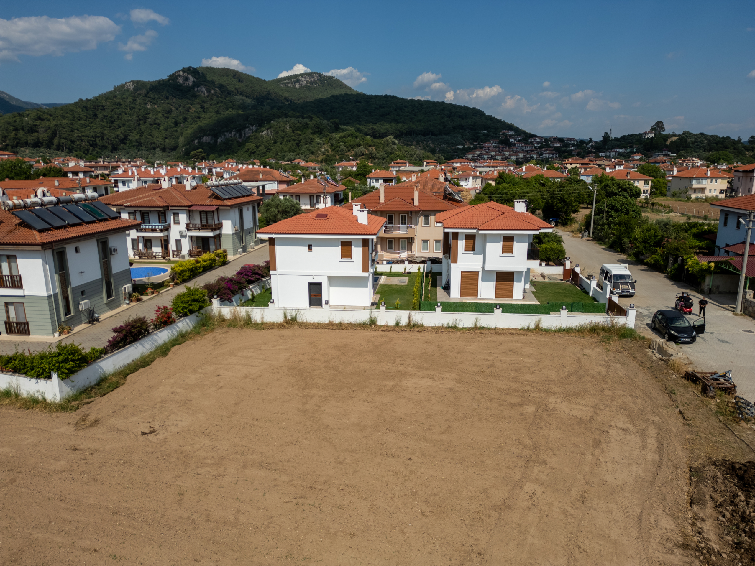 DJI_0419-HDR Ula Gökovada Havuzlu Müstakil 3+1 Sıfır Villa