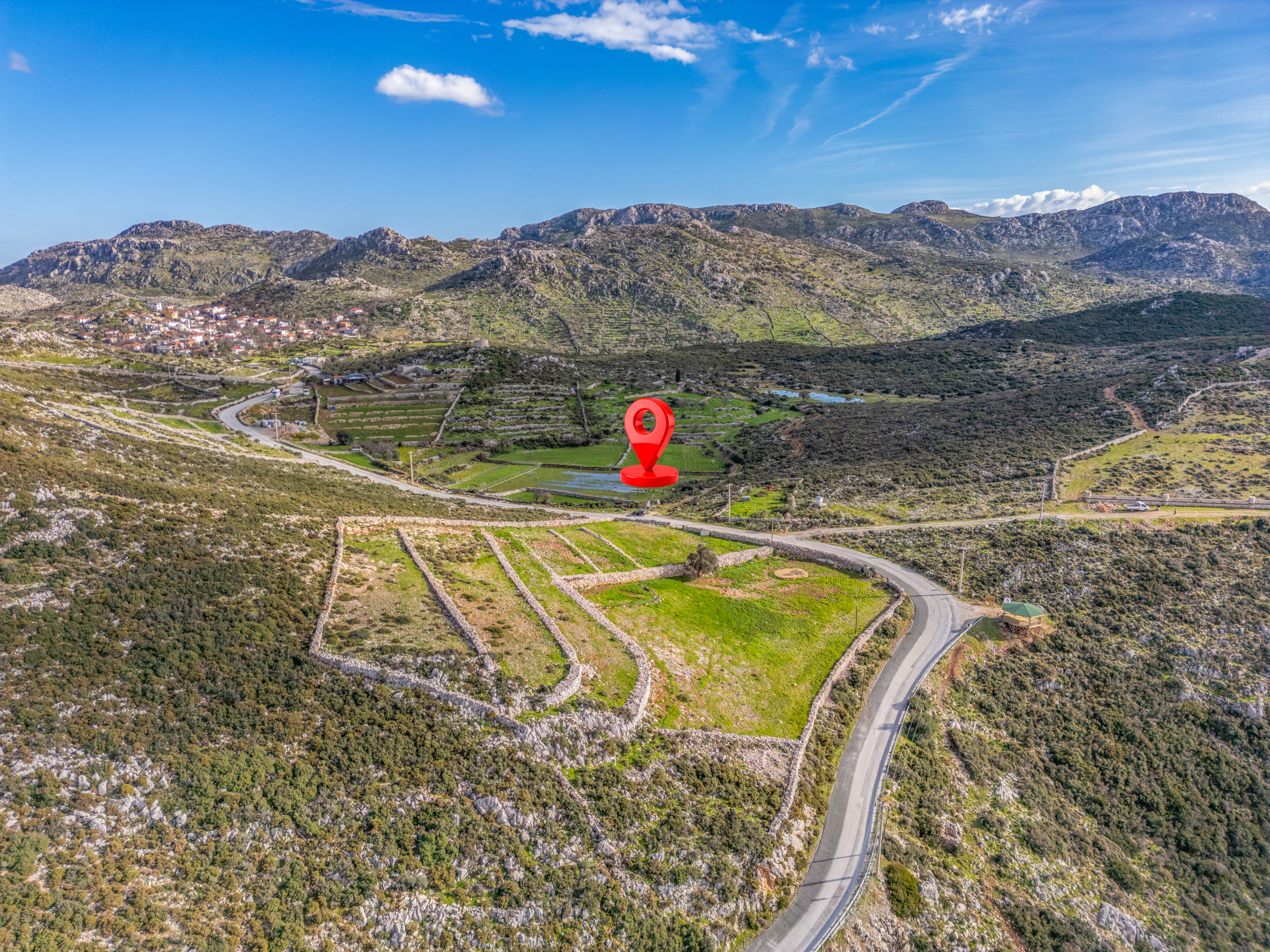 DJI_0682-Edit Taşlıca Söğüt Sınırında Merkeze Yakın Müstakil Tapulu Tarla