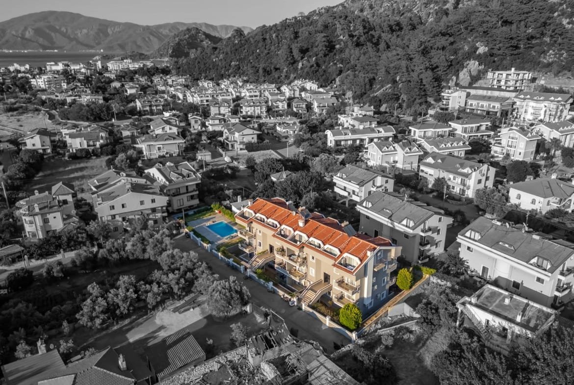 Marmaris İçmeler Satılık 3+1 Dubleks | Havuzlu Site 135 m²
