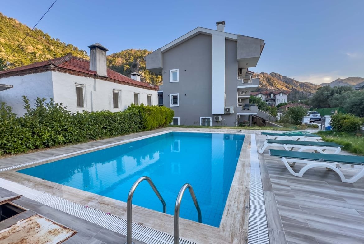 Marmaris İçmeler Satılık 3+1 Dubleks | Havuzlu Site 135 m²