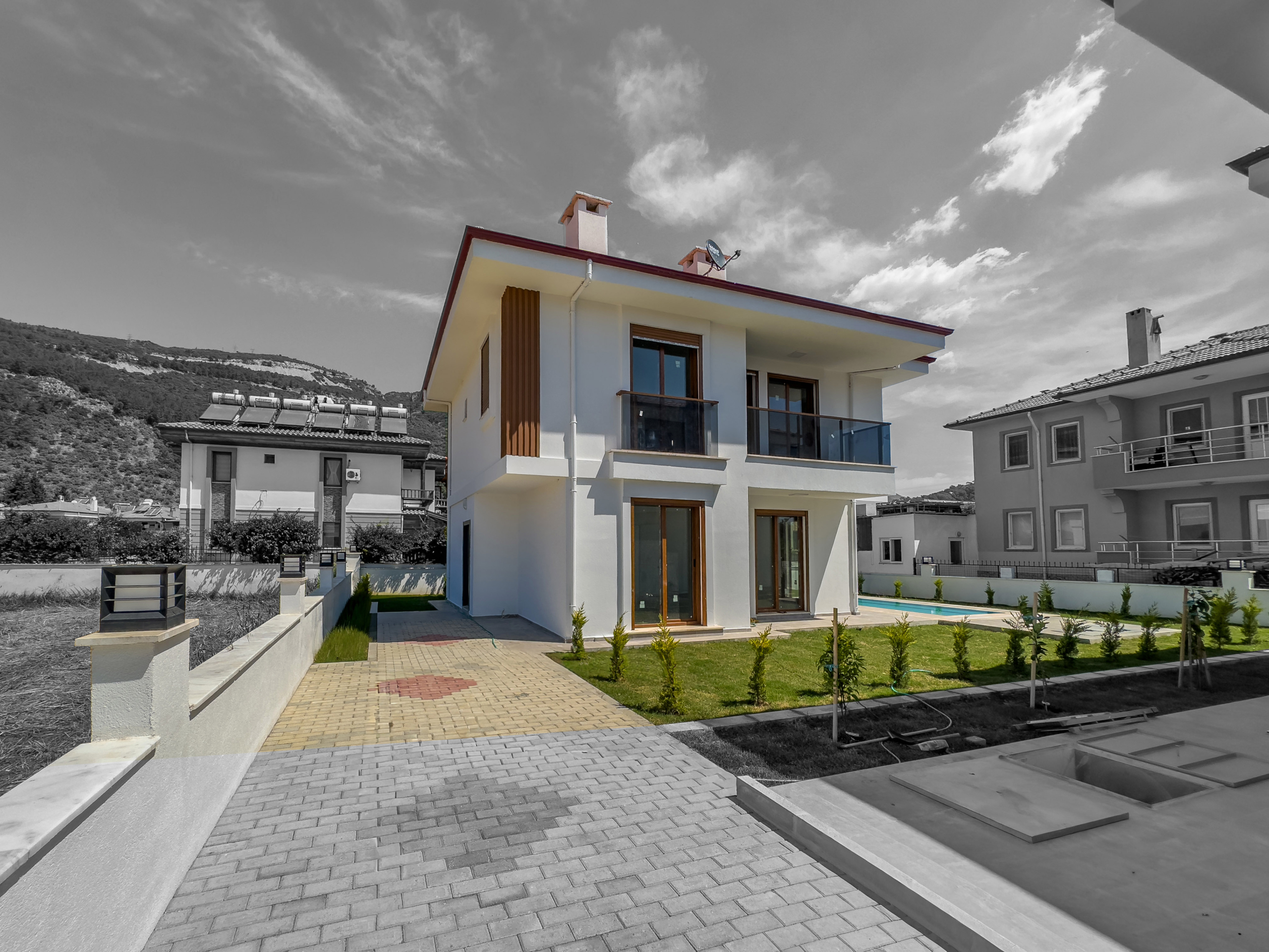 IMG_6771 Ula Gökovada Havuzlu Müstakil 3+1 Sıfır Villa