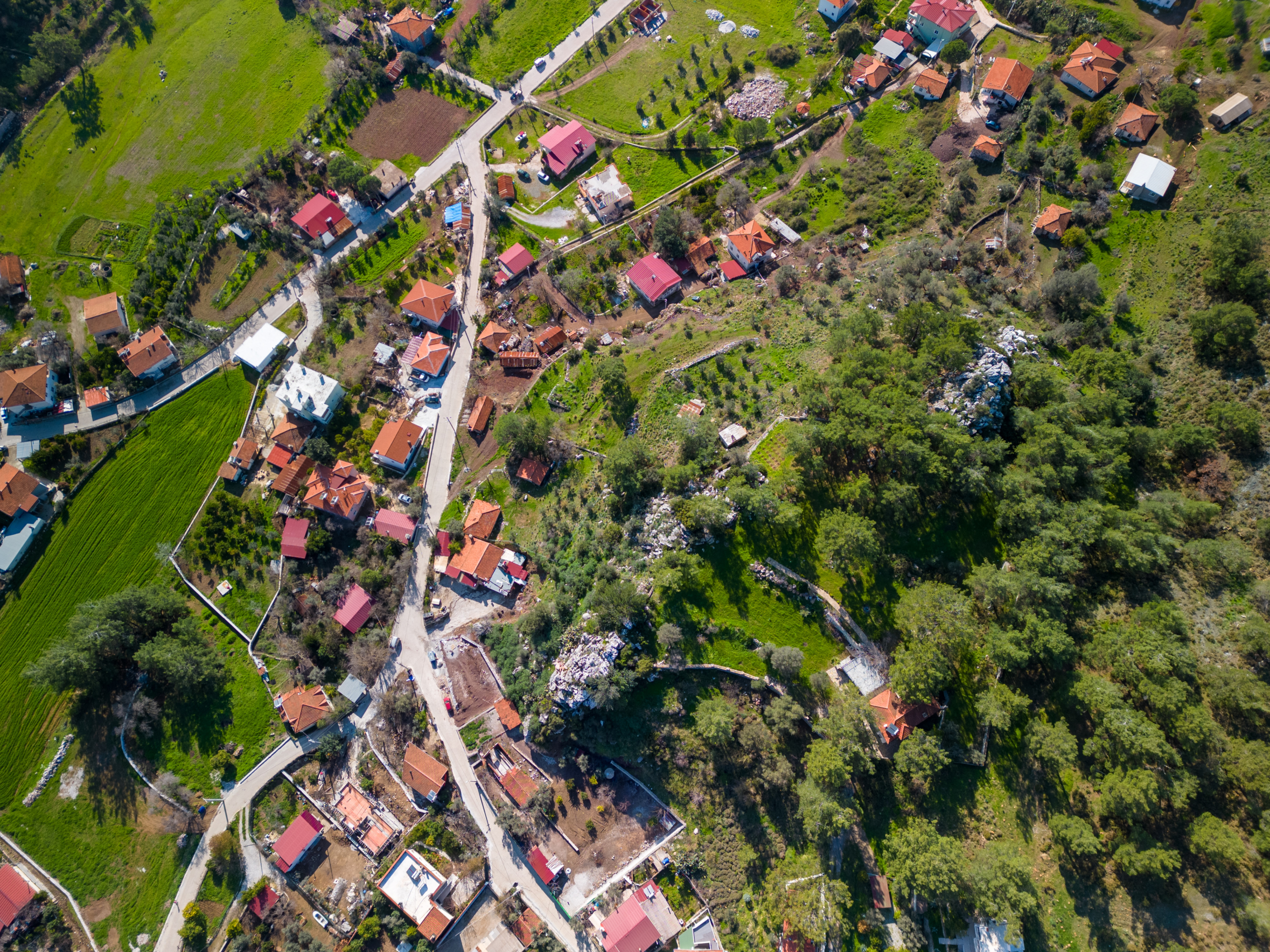 Marmaris Hisarönünde Deniz Manzaralı | Köy İçi İmarlı | 2.214 m2