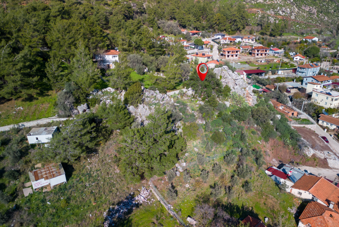 Marmaris Hisarönünde Deniz Manzaralı | Köy İçi İmarlı | 2.214 m2