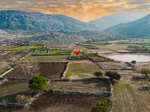 Marmaris Taşlıcada 638 m² Müstakil Tapulu Satılık Tarla