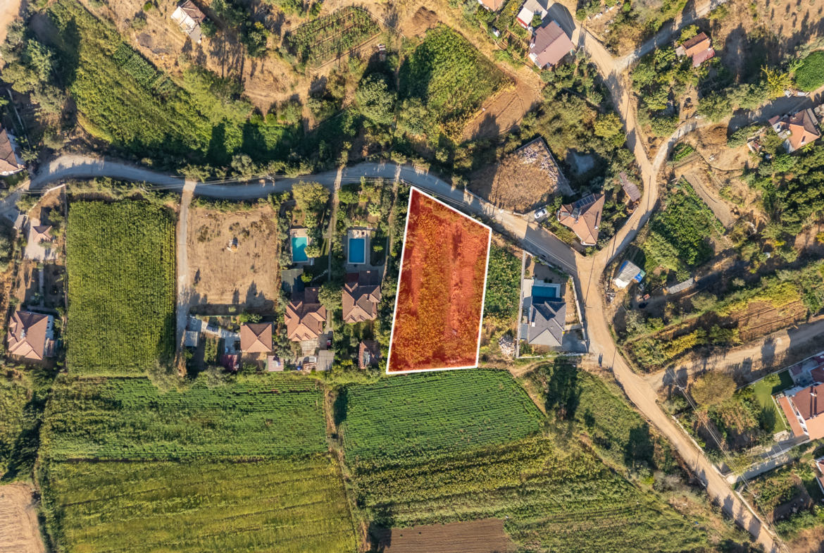 Marmaris Çetibeli’de 1.120 m2 Villa Projesine Uygun İmarlı Arsa