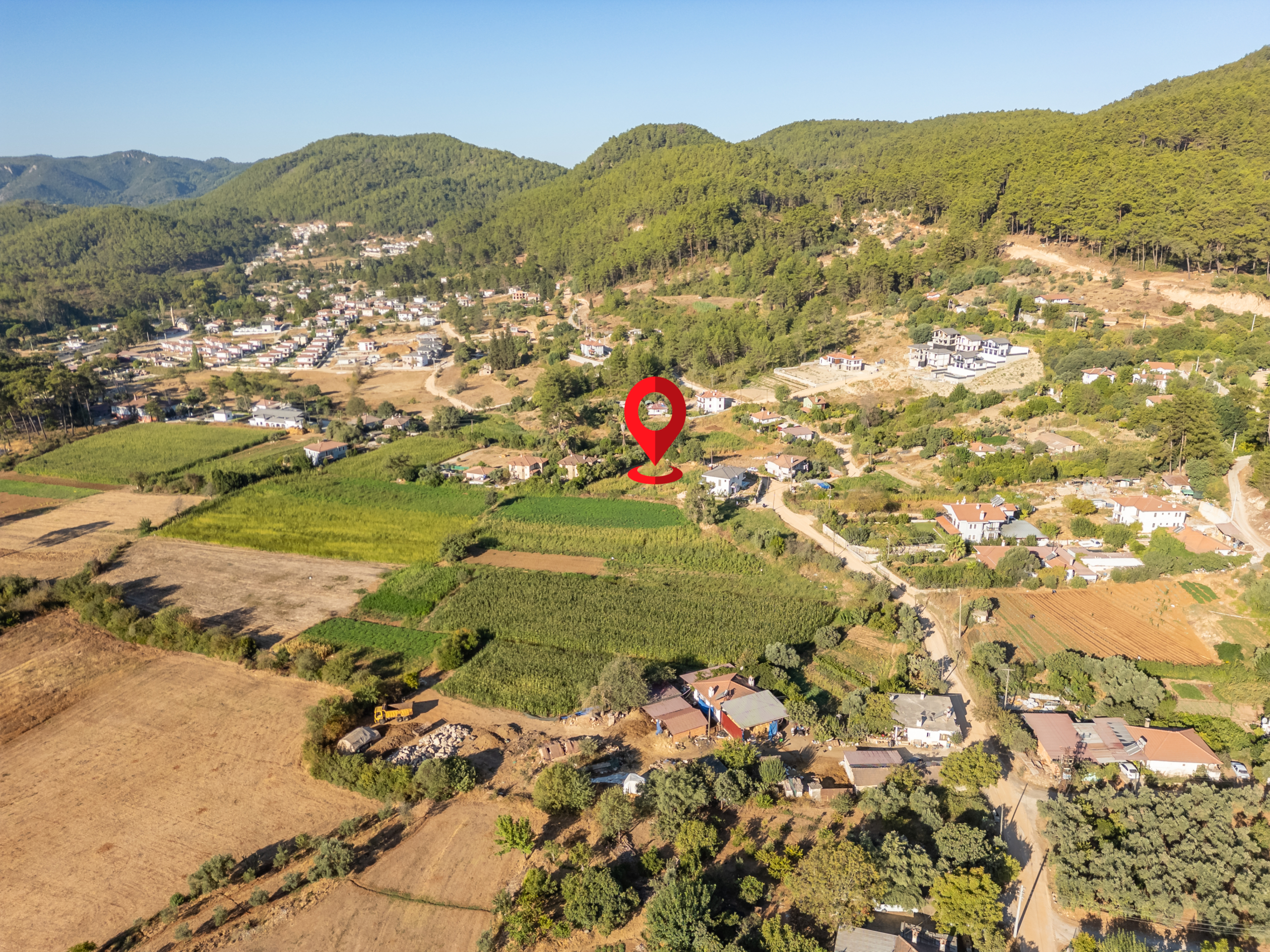 Marmaris Çetibeli’de 1.120 m2 Villa Projesine Uygun İmarlı Arsa