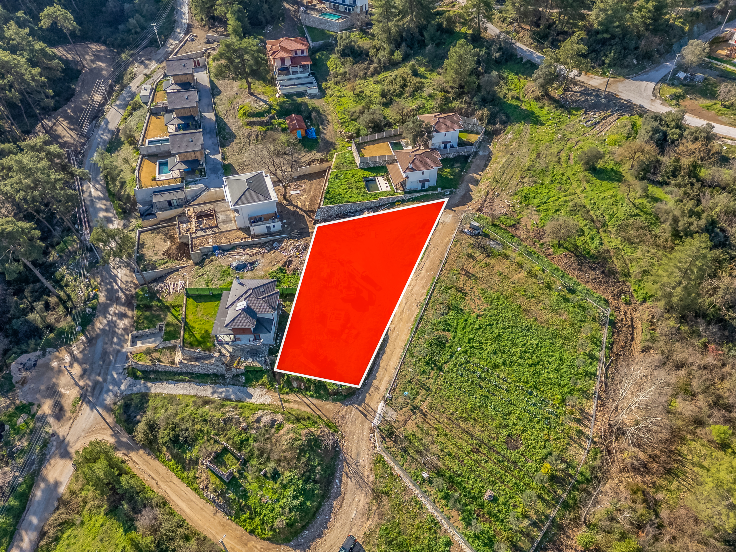 DJI_0549-HDR-Edit Marmaris Çetibeli’de 1.293 m2 Köşe Parsel 2 Villa İmarı