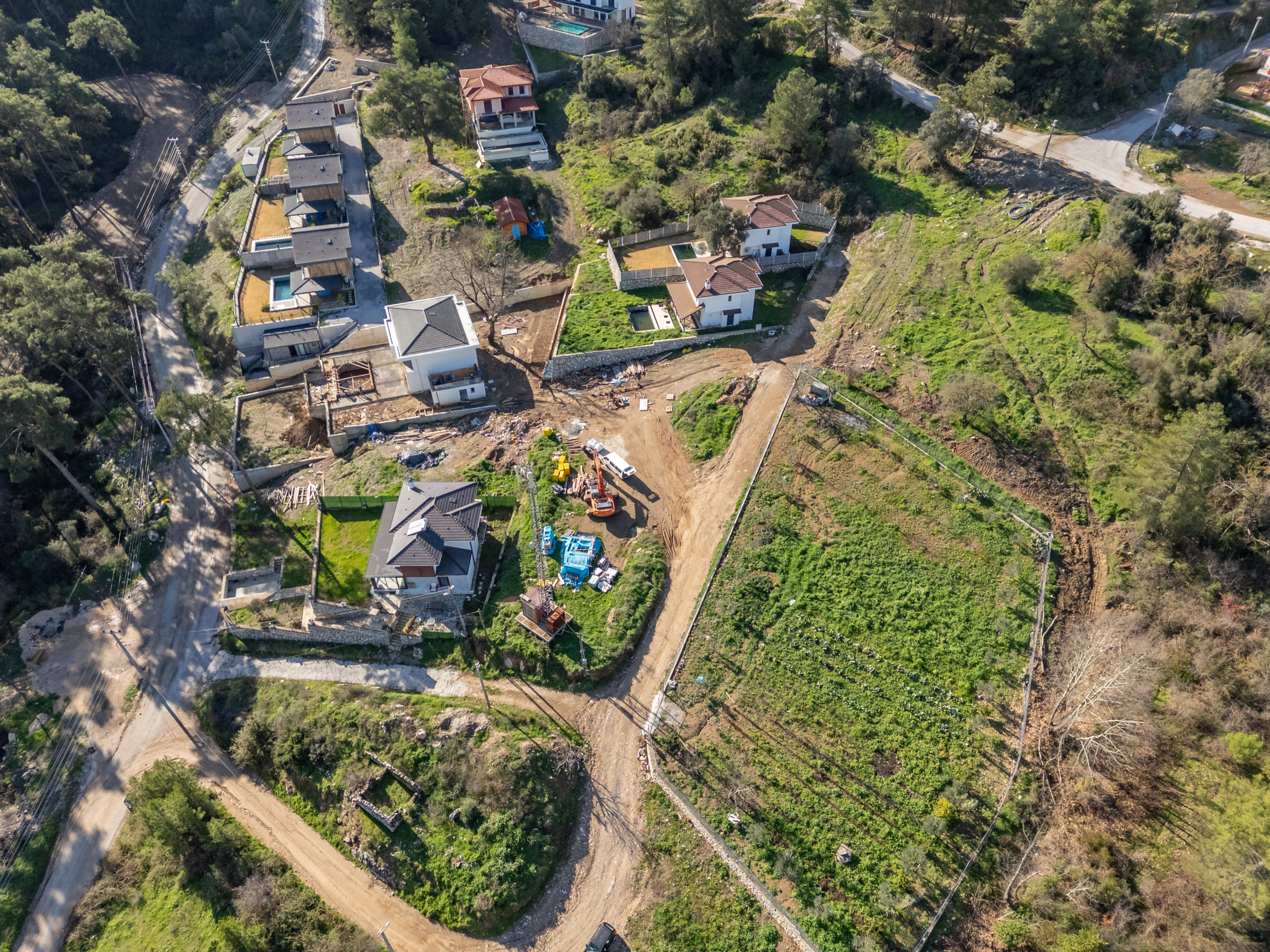 DJI_0549-HDR Marmaris Çetibeli’de 1.293 m2 Köşe Parsel 2 Villa İmarı