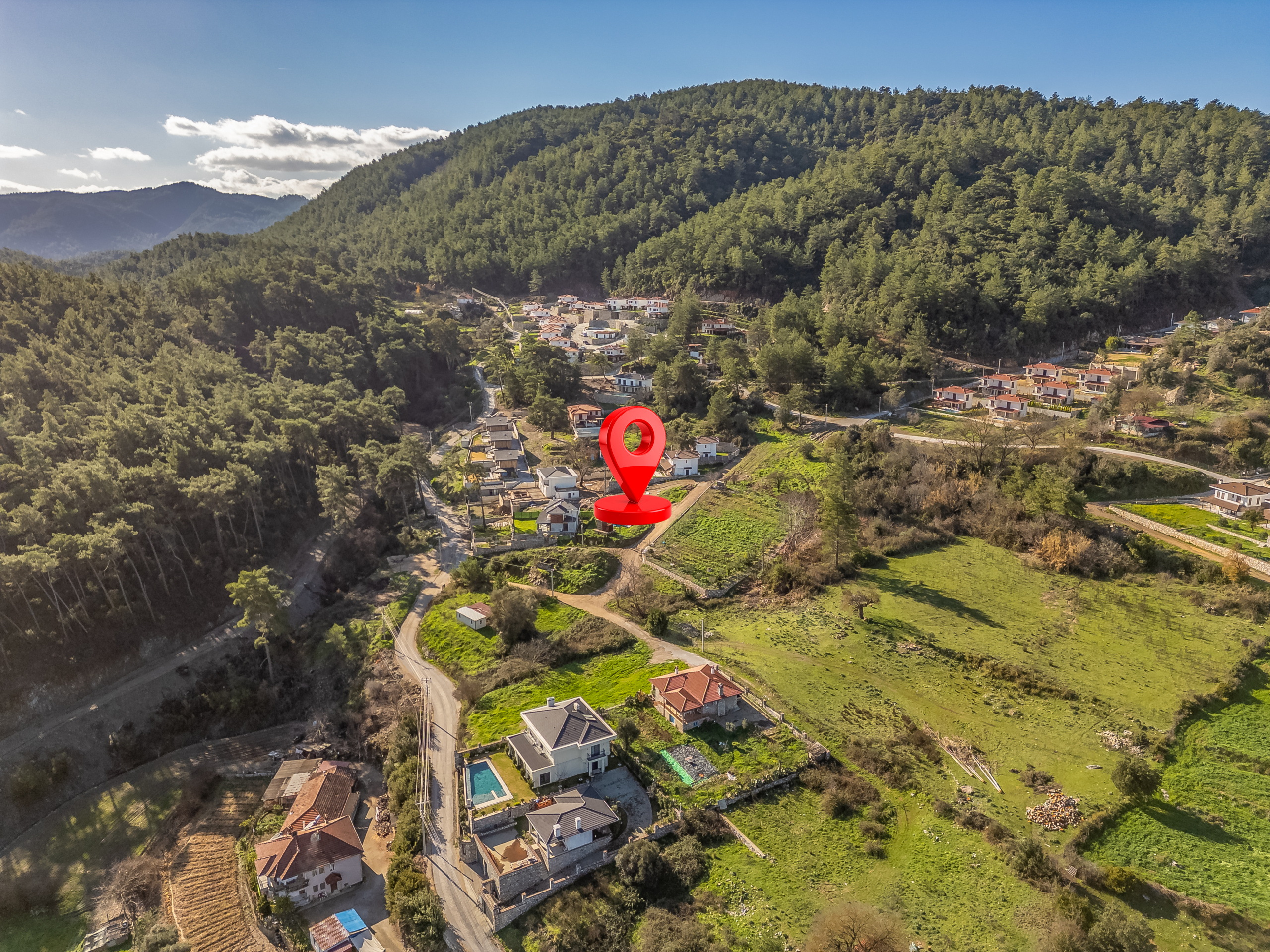 DJI_0555-HDR-Edit Marmaris Çetibeli’de 1.293 m2 Köşe Parsel 2 Villa İmarı