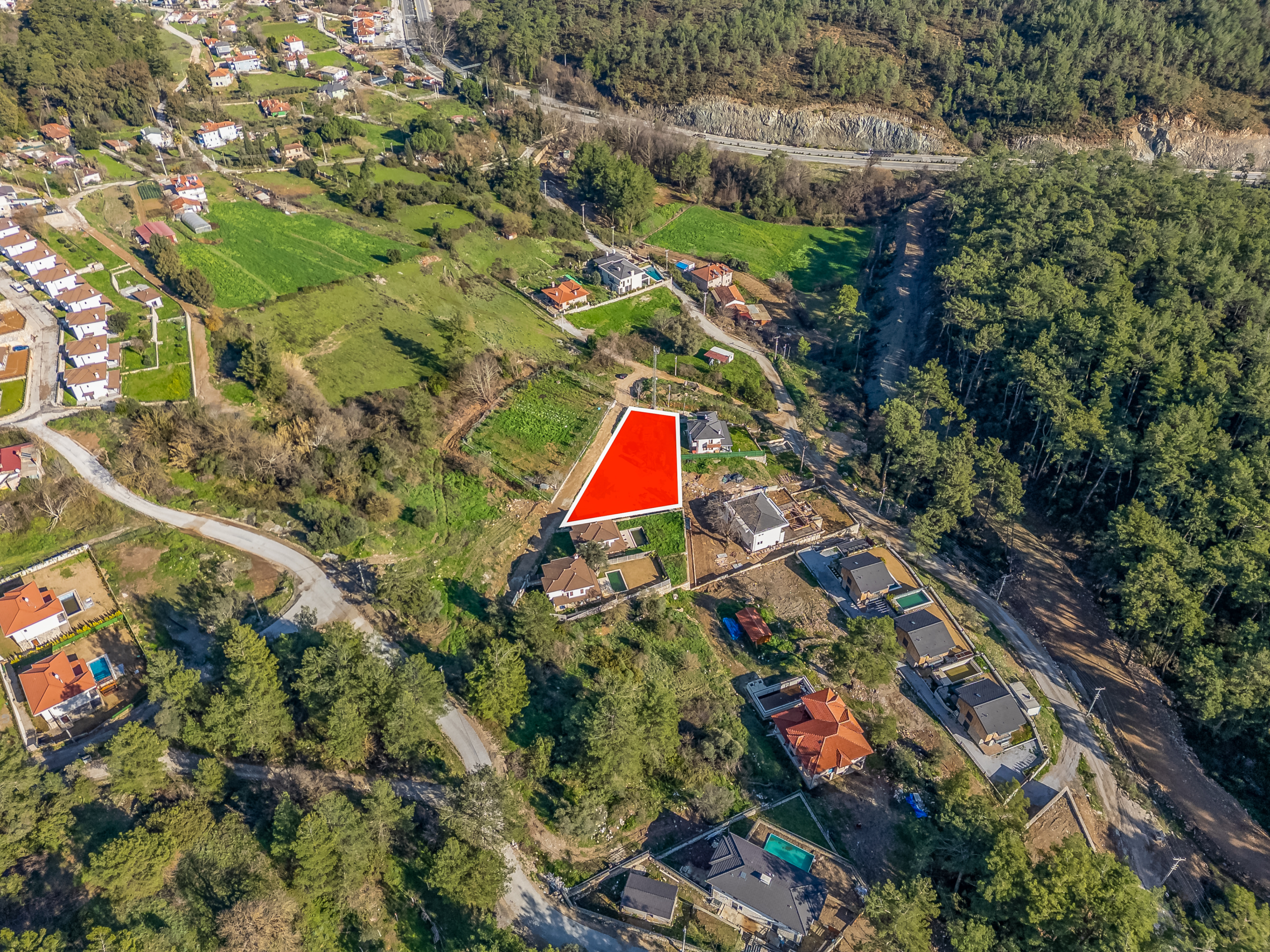 DJI_0564-HDR-Edit Marmaris Çetibeli’de 1.293 m2 Köşe Parsel 2 Villa İmarı