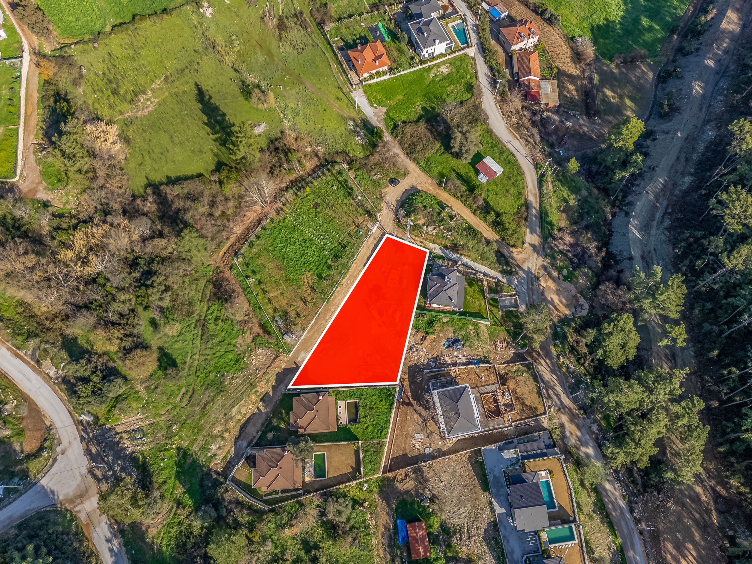 DJI_0575-HDR-Edit Marmaris Çetibeli’de 1.293 m2 Köşe Parsel 2 Villa İmarı