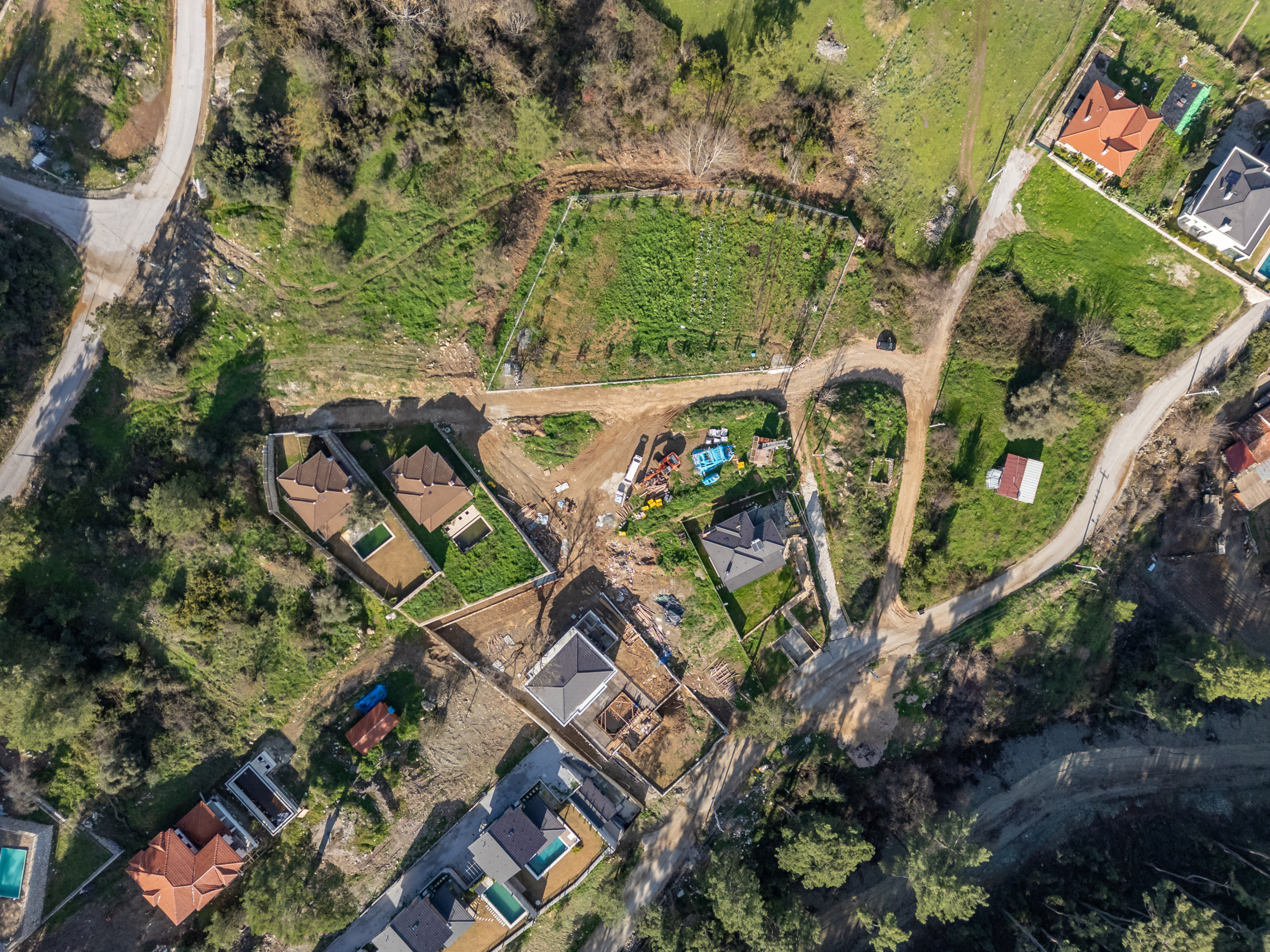 DJI_0583-HDR Marmaris Çetibeli’de 1.293 m2 Köşe Parsel 2 Villa İmarı