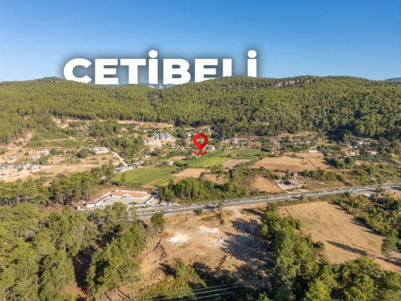 Marmaris Çetibeli’de 1.120 m2 Villa Projesine Uygun İmarlı Arsa