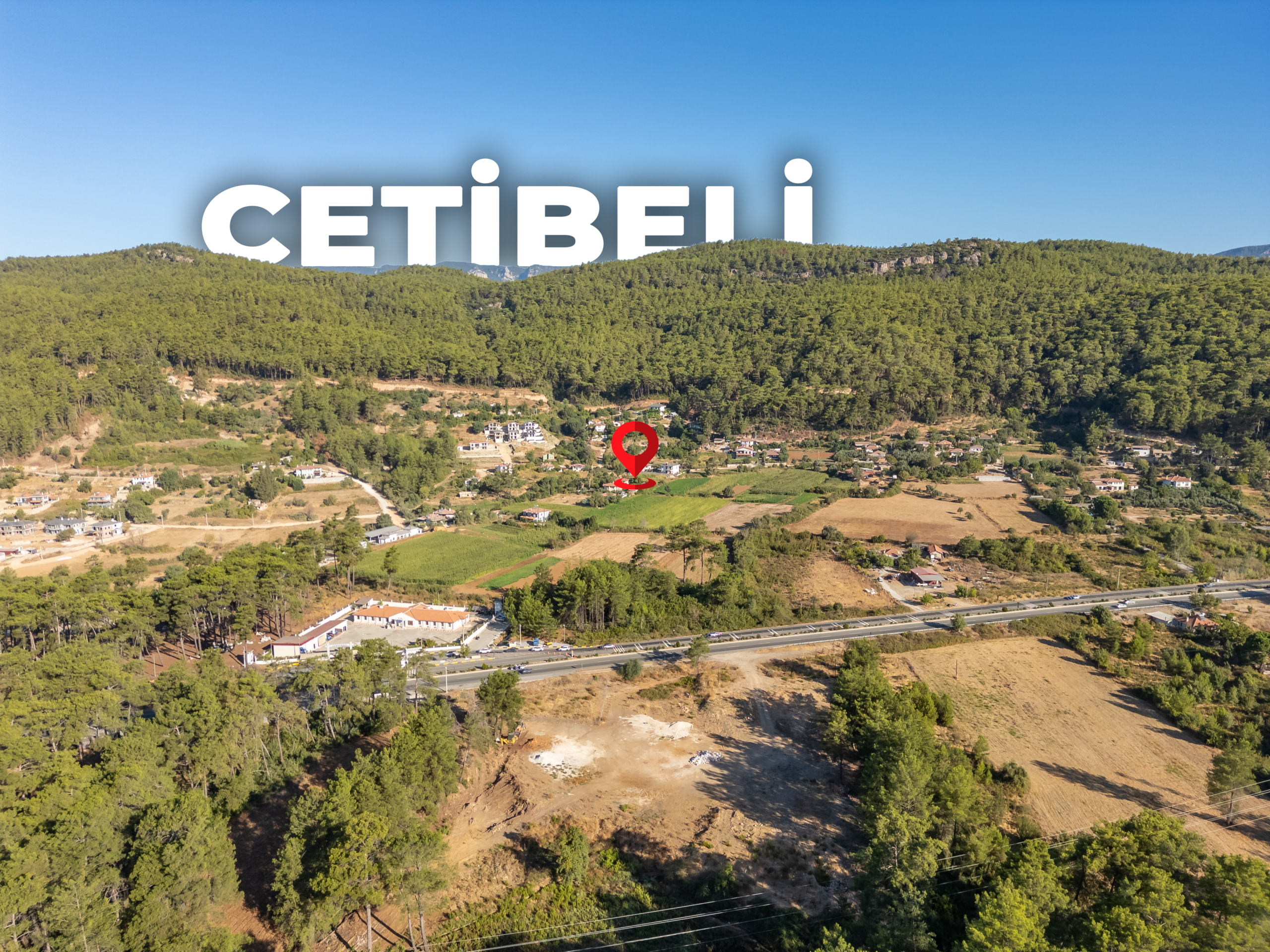 Marmaris Çetibeli’de 1.120 m2 Villa Projesine Uygun İmarlı Arsa
