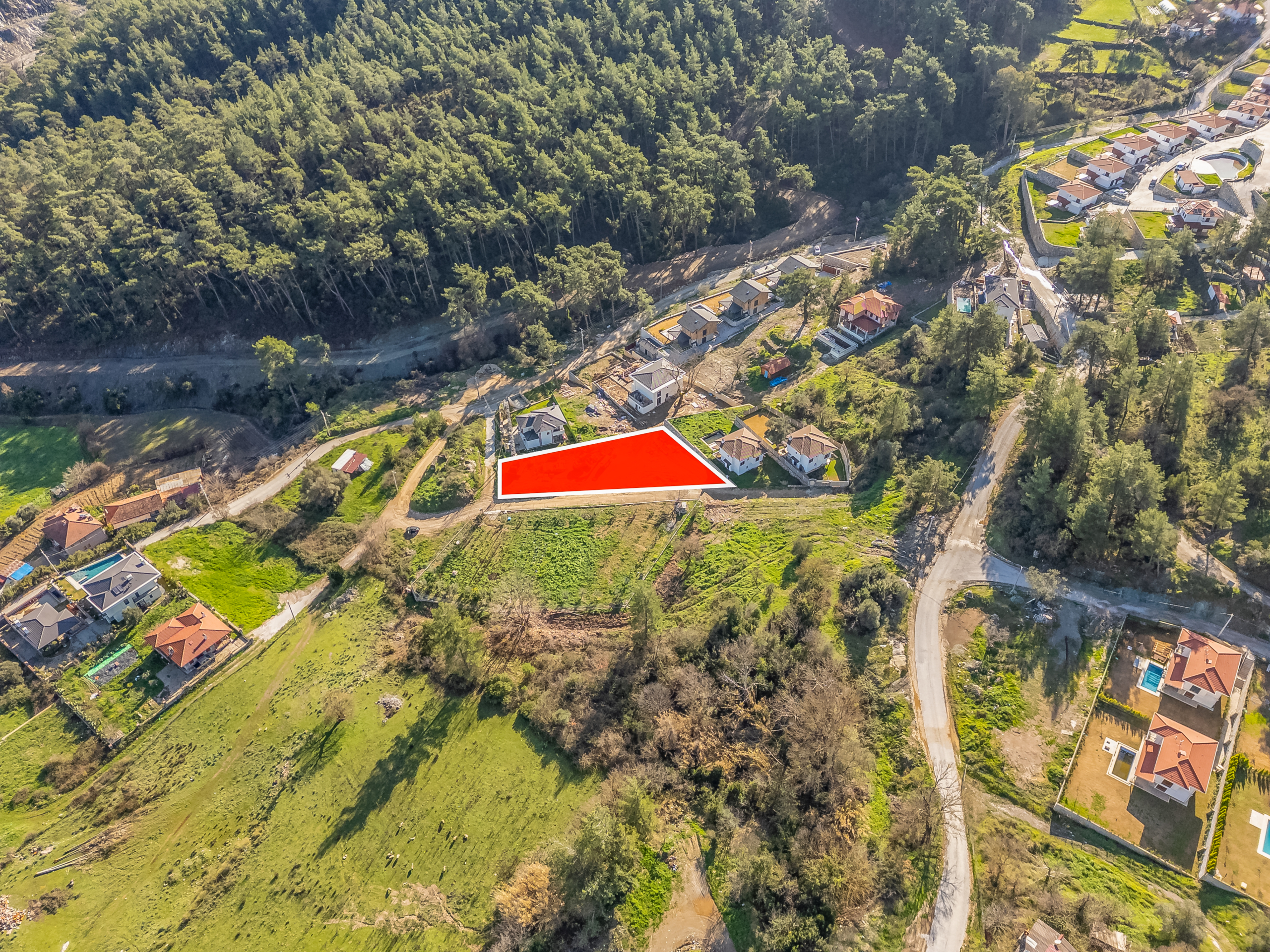 DJI_0599-HDR-Edit Marmaris Çetibeli’de 1.293 m2 Köşe Parsel 2 Villa İmarı