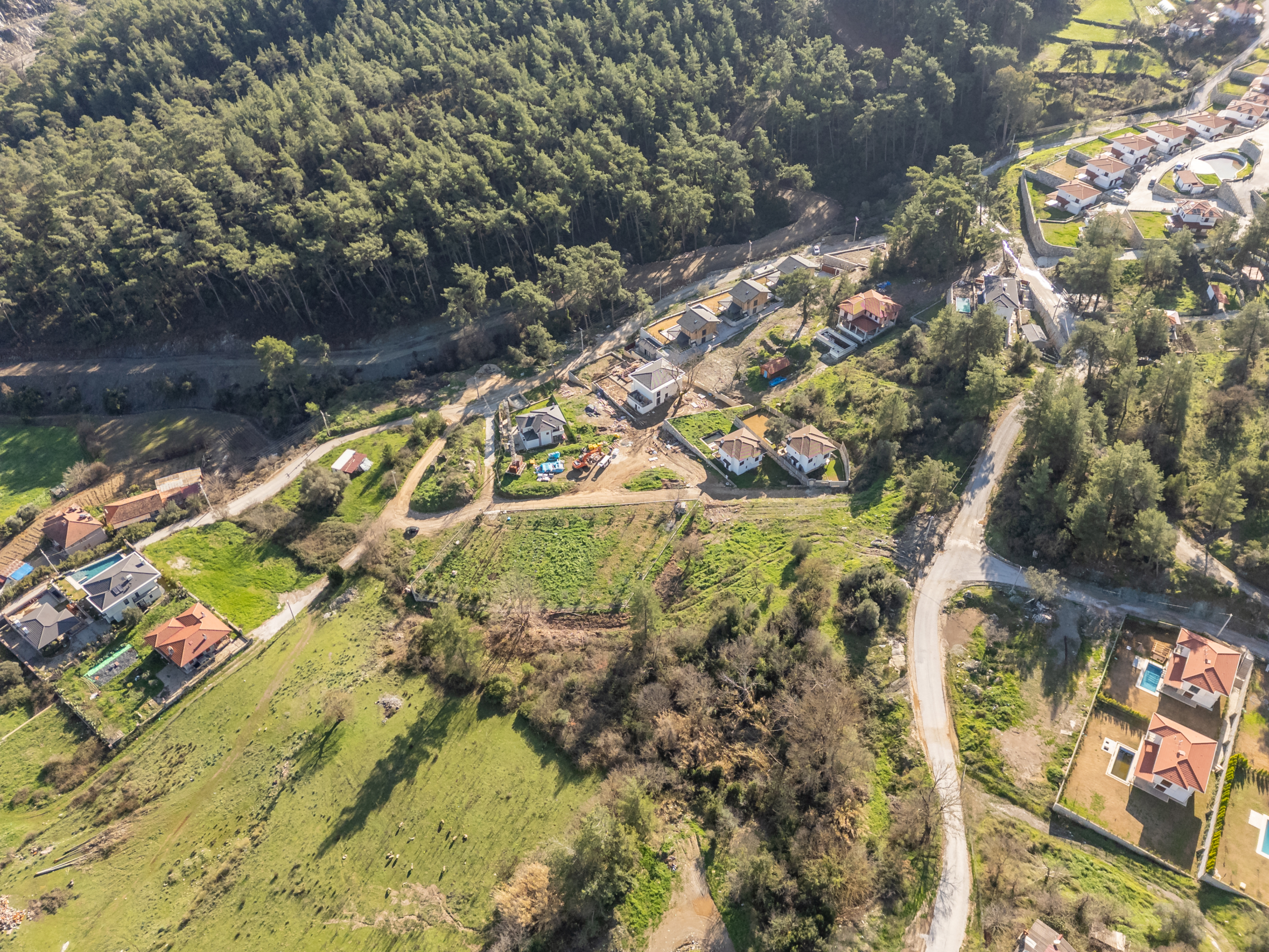 DJI_0599-HDR Marmaris Çetibeli’de 1.293 m2 Köşe Parsel 2 Villa İmarı