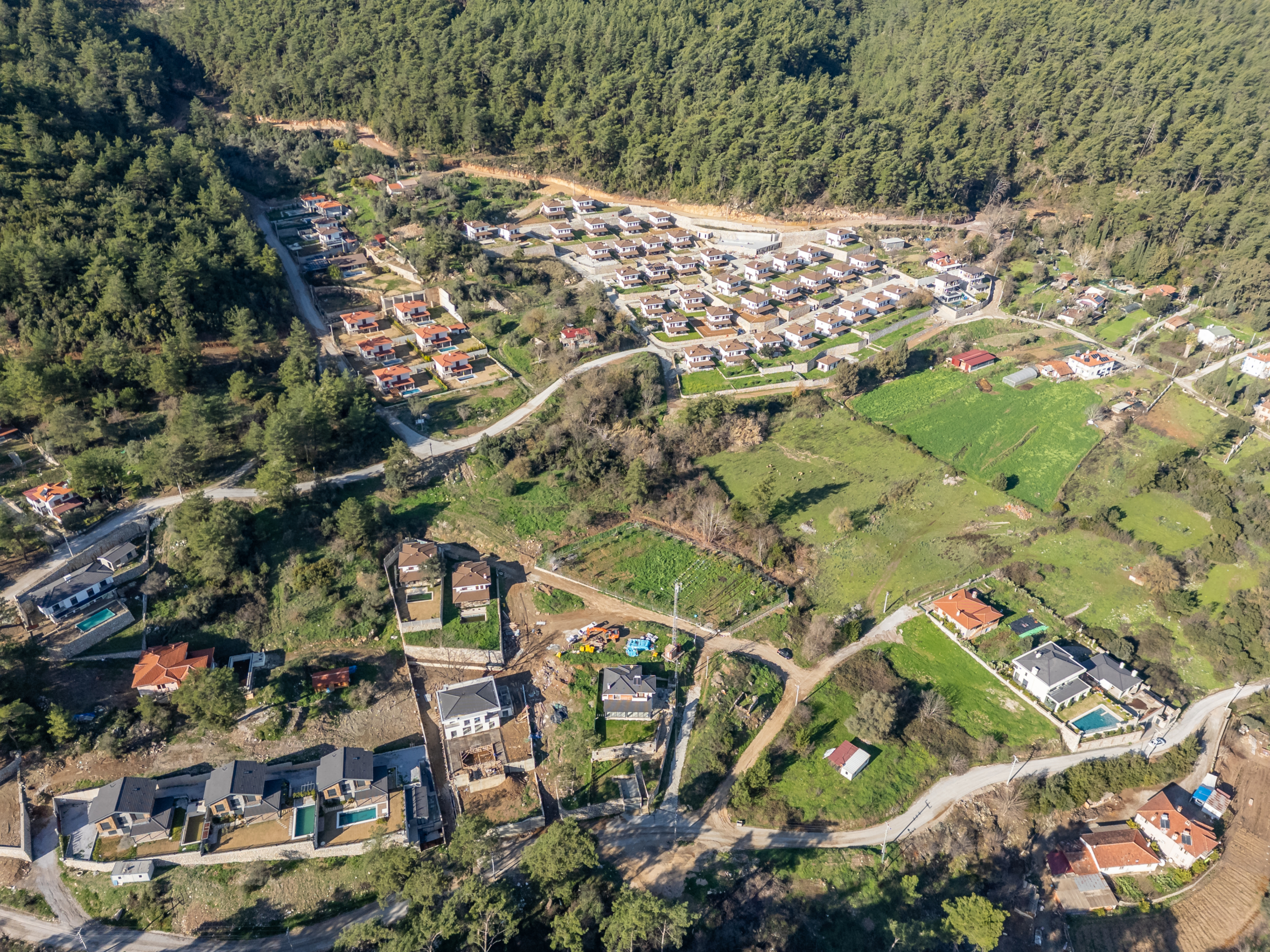 DJI_0609-HDR Marmaris Çetibeli’de 1.293 m2 Köşe Parsel 2 Villa İmarı