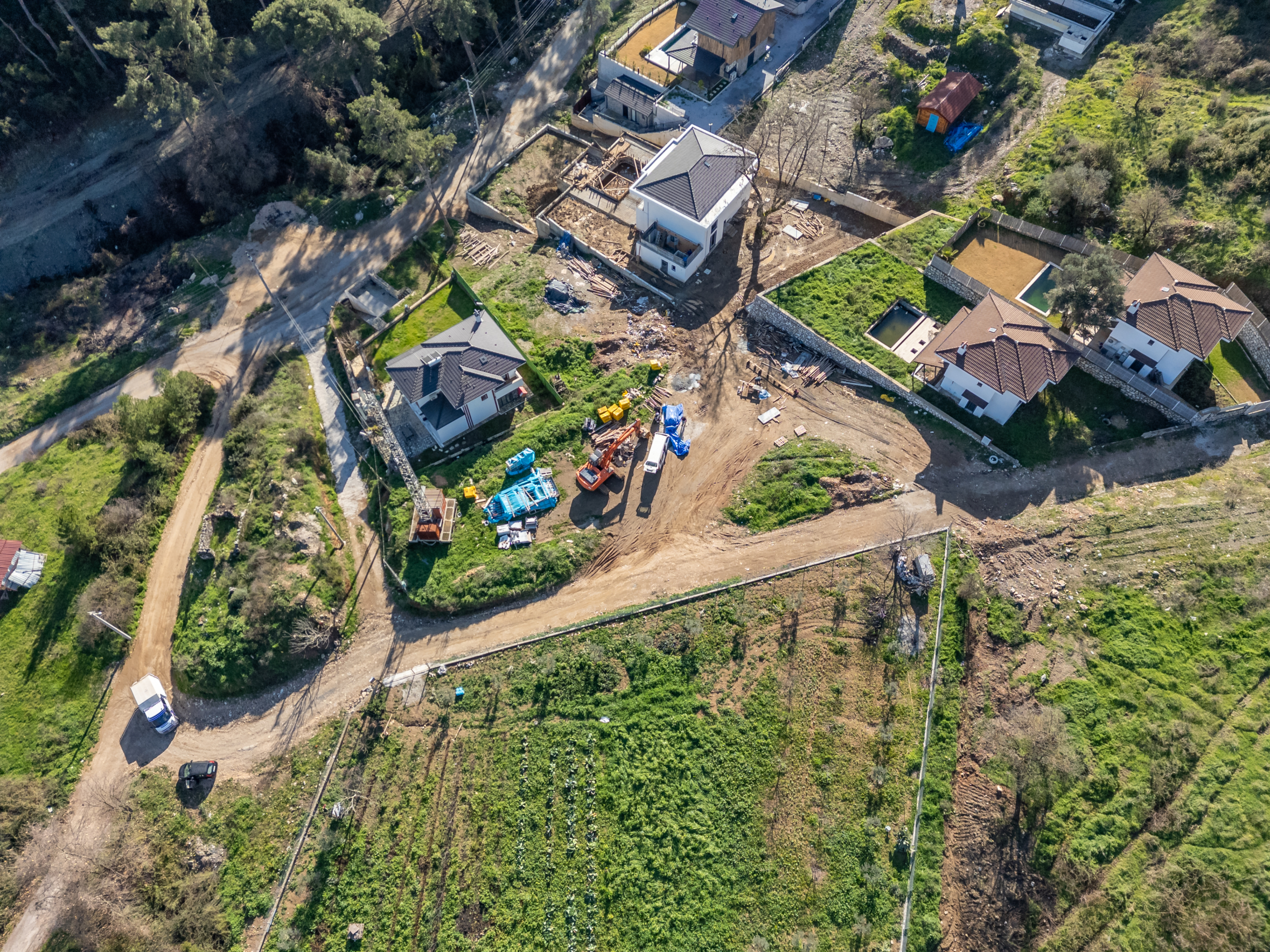 DJI_0616-HDR Marmaris Çetibeli’de 1.293 m2 Köşe Parsel 2 Villa İmarı