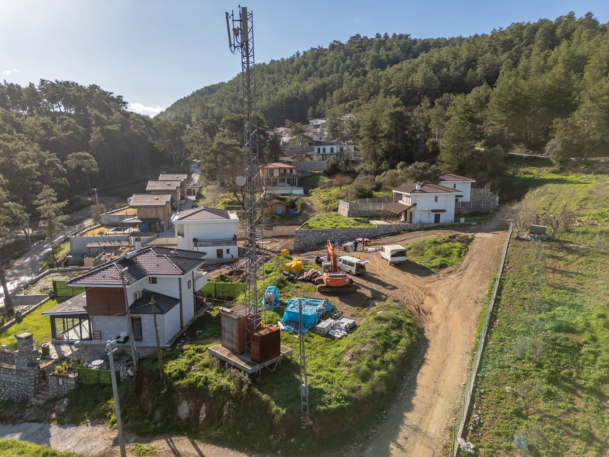 DJI_0627-HDR Marmaris Çetibeli’de 1.293 m2 Köşe Parsel 2 Villa İmarı