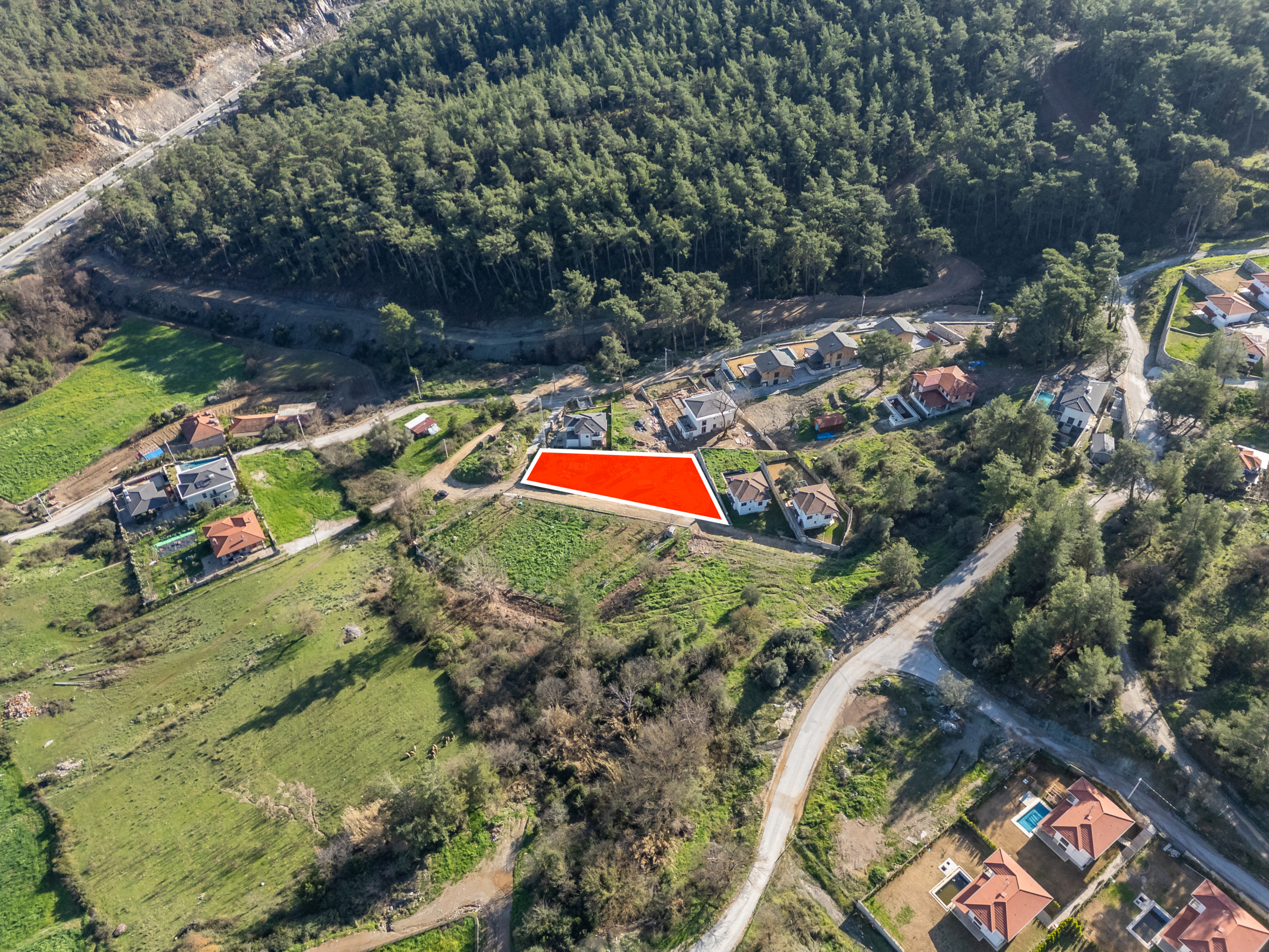 DJI_0641-HDR-Edit Marmaris Çetibeli’de 1.293 m2 Köşe Parsel 2 Villa İmarı