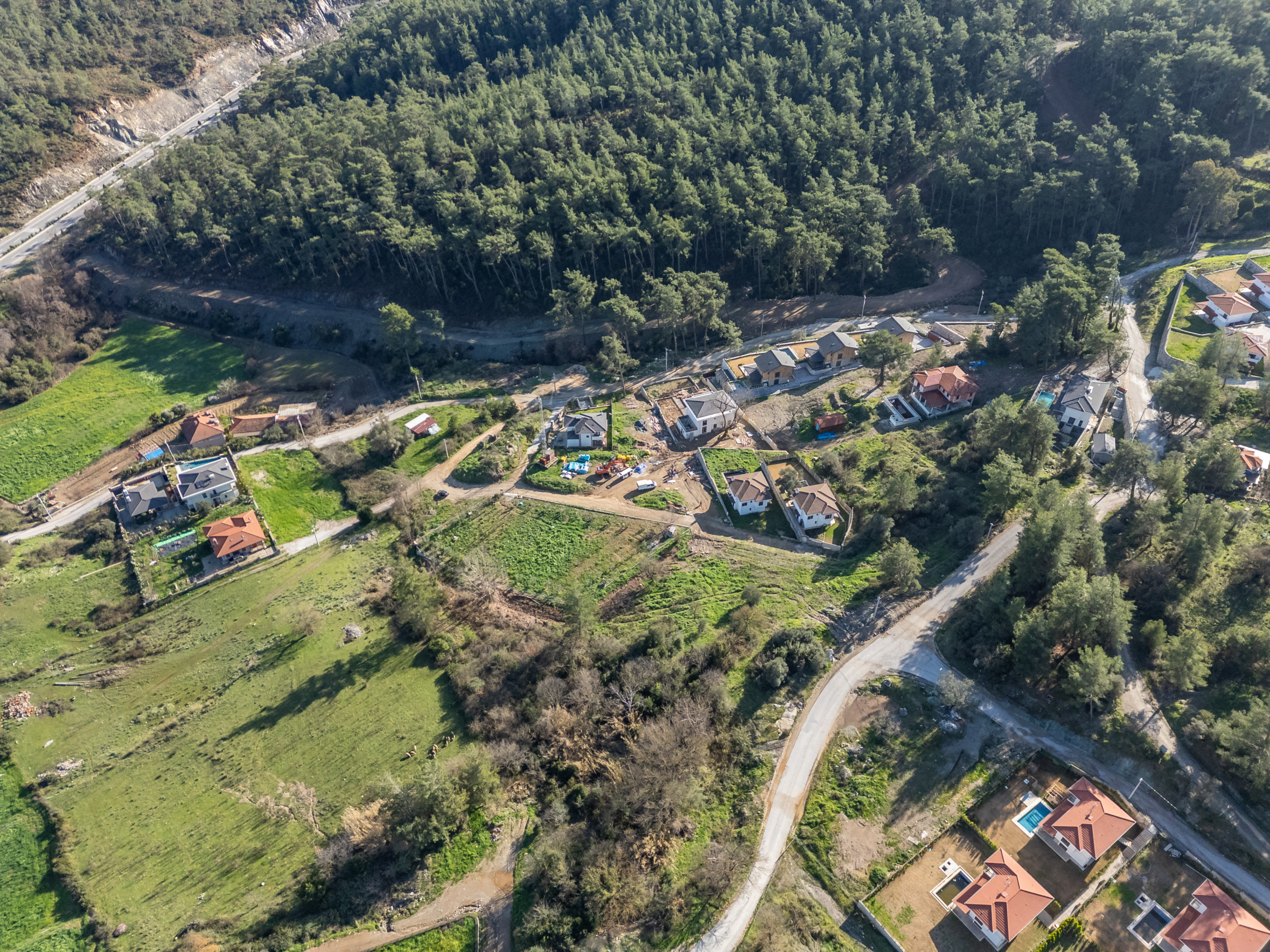 DJI_0641-HDR Marmaris Çetibeli’de 1.293 m2 Köşe Parsel 2 Villa İmarı