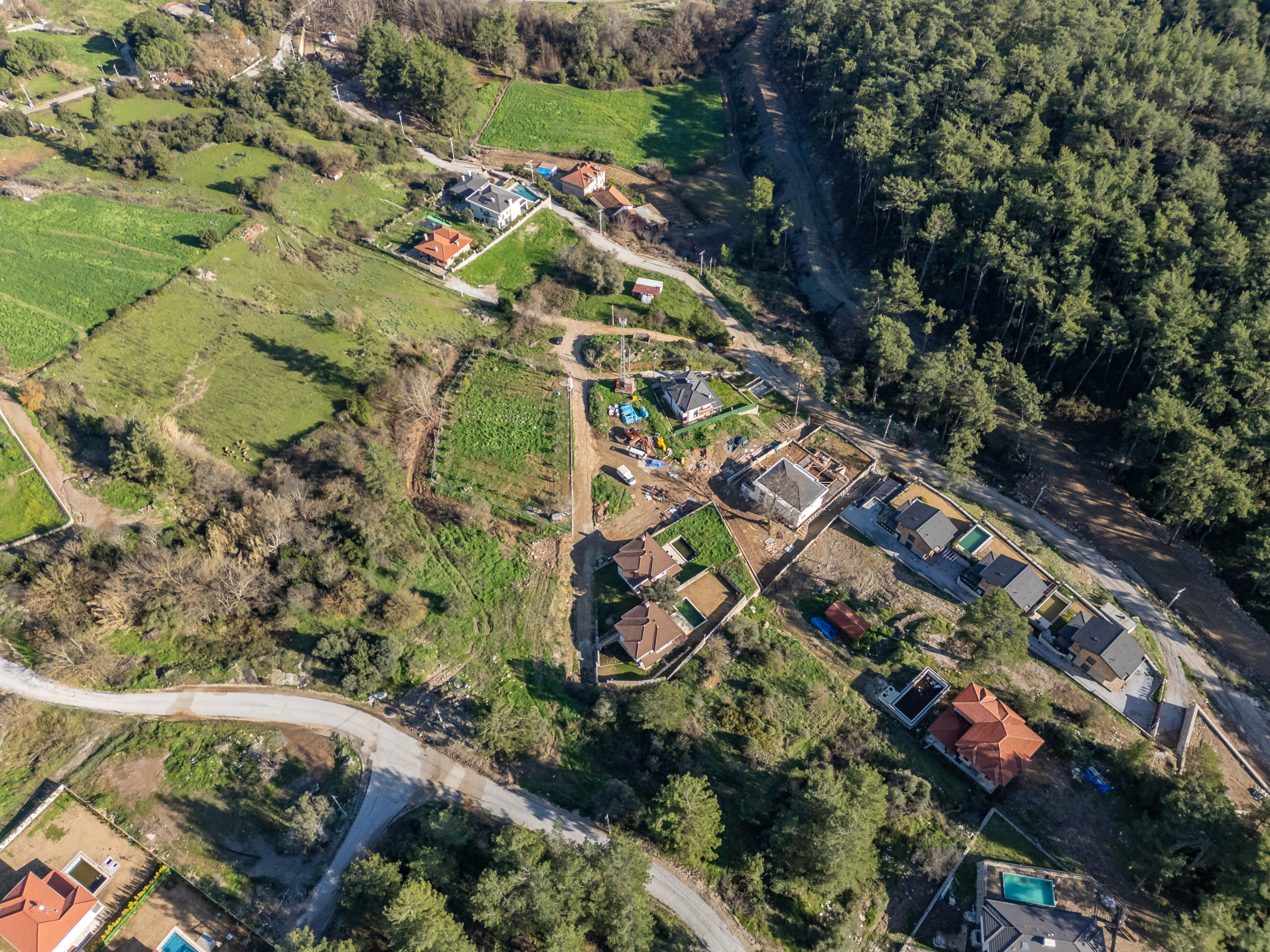 DJI_0647-HDR Marmaris Çetibeli’de 1.293 m2 Köşe Parsel 2 Villa İmarı