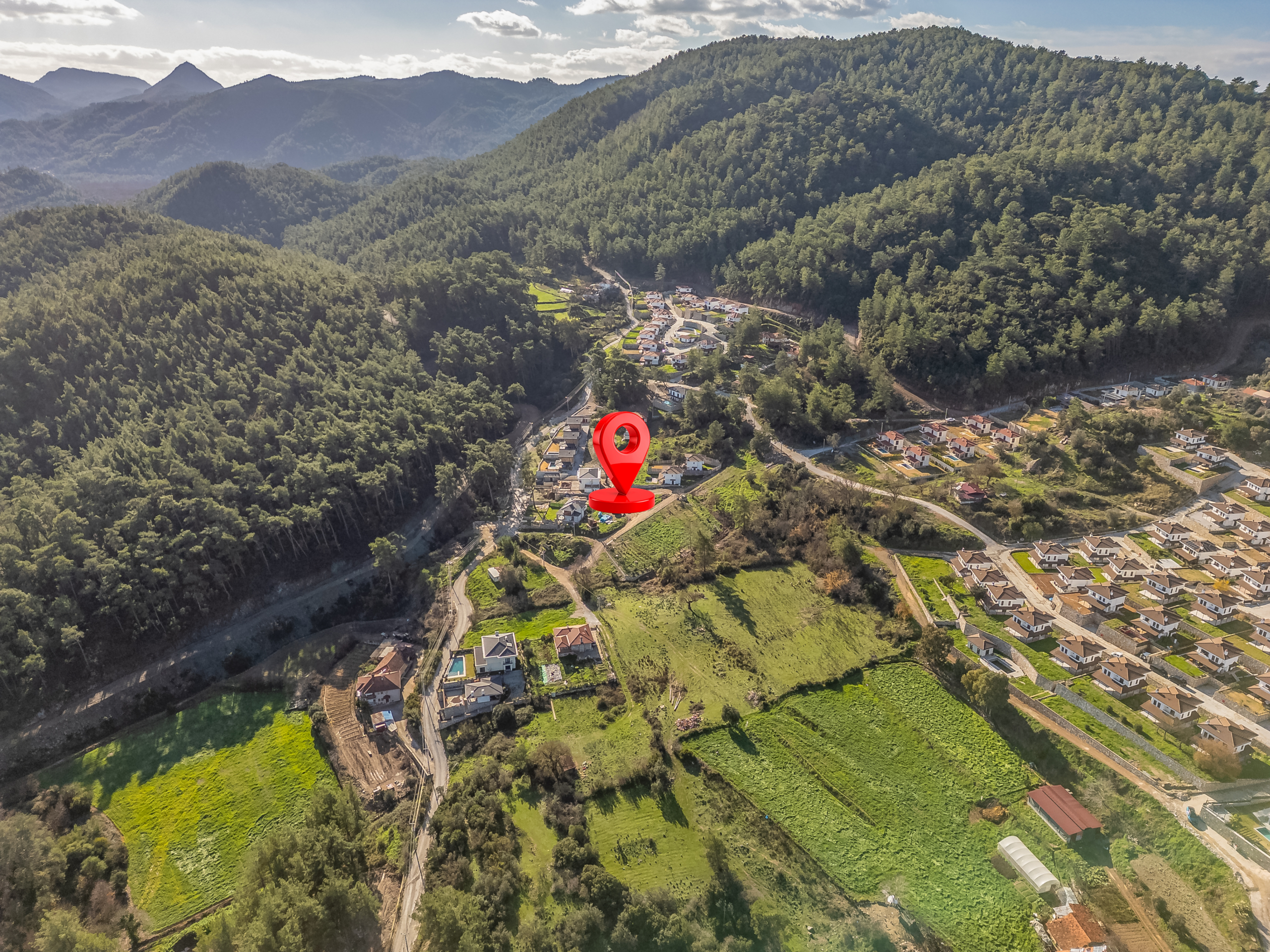 DJI_0654-HDR-Edit Marmaris Çetibeli’de 1.293 m2 Köşe Parsel 2 Villa İmarı