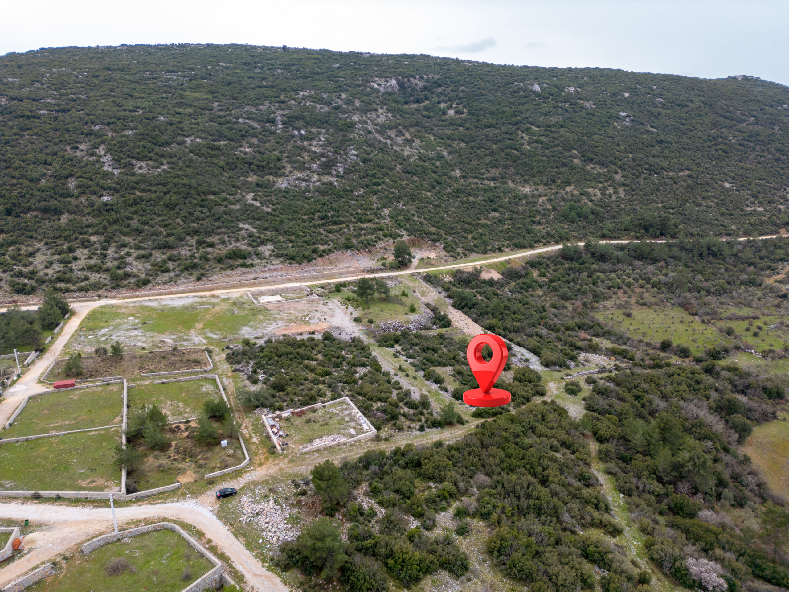 DJI_0736-Edit MENTEŞE YERKESİKTE VİLLA YAPIMINA UYGUN KÖŞE PARSEL İMARLI ARSA