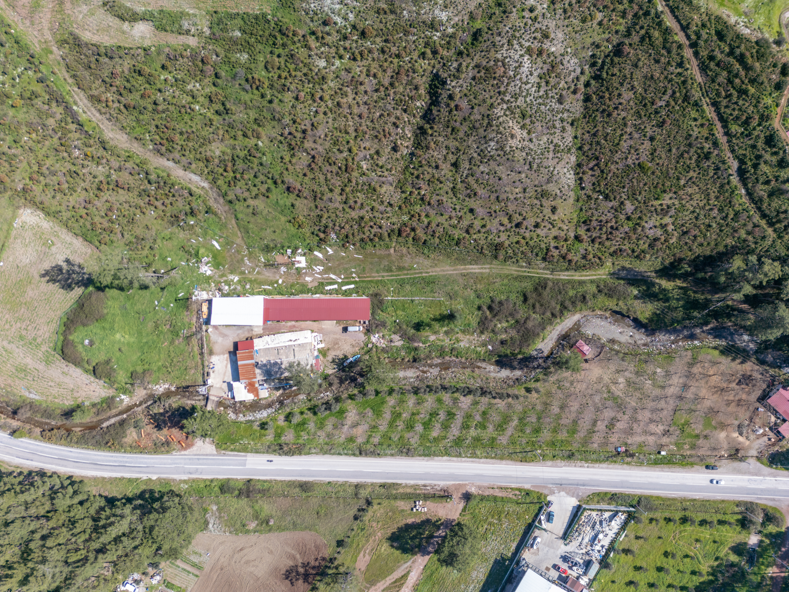 DJI_0823 Marmaris Karayolu Üzeri Satılık 5.300 m² Yatırımlık Kupon Arazi