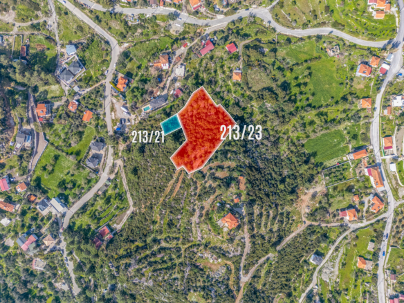 Marmaris Söğütte Deniz ve Cumhuriyet Manzaralı 3.914 m² Arazi
