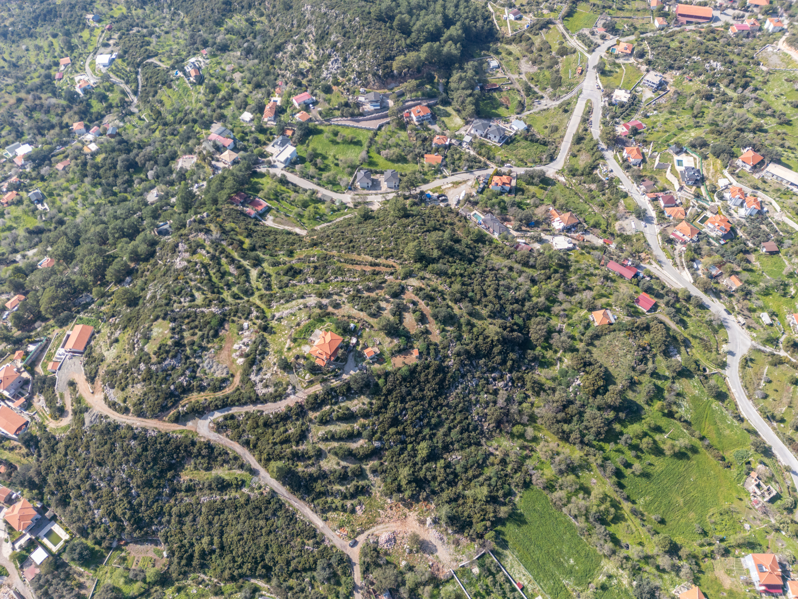 DJI_0861 Marmaris Söğütte Deniz ve Cumhuriyet Manzaralı 3.914 m² Arazi