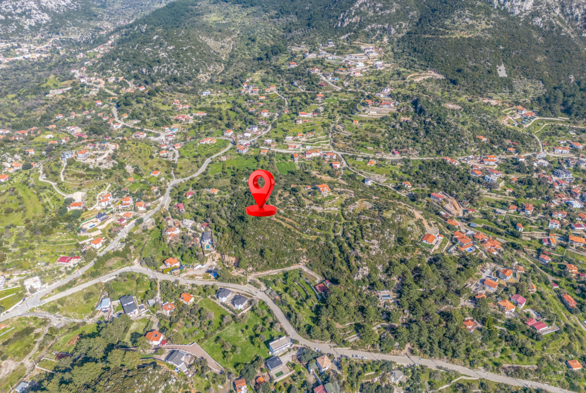 Marmaris Söğütte Deniz ve Cumhuriyet Manzaralı 3.914 m² Arazi
