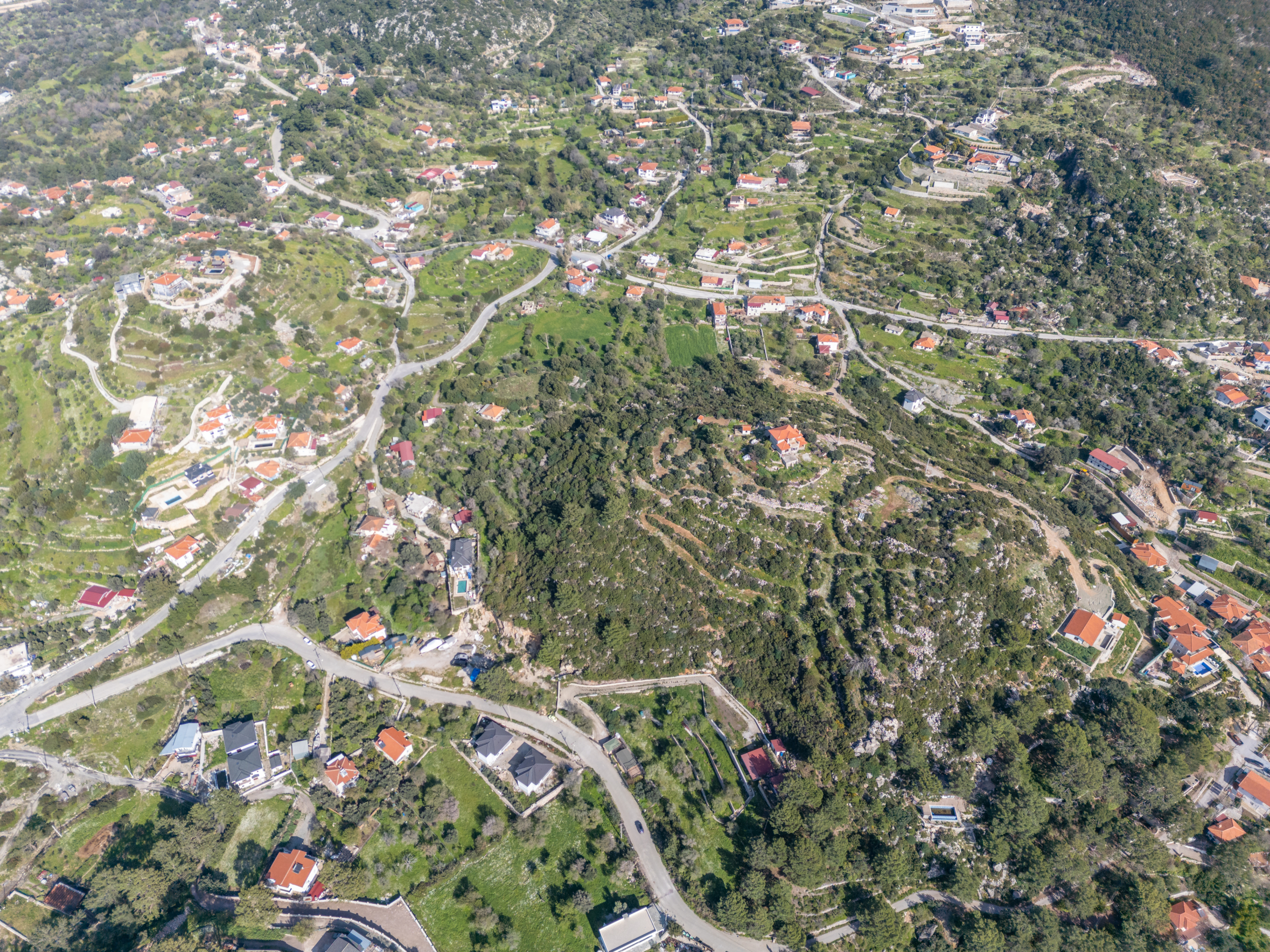 DJI_0868 Marmaris Söğütte Deniz ve Cumhuriyet Manzaralı 3.914 m² Arazi