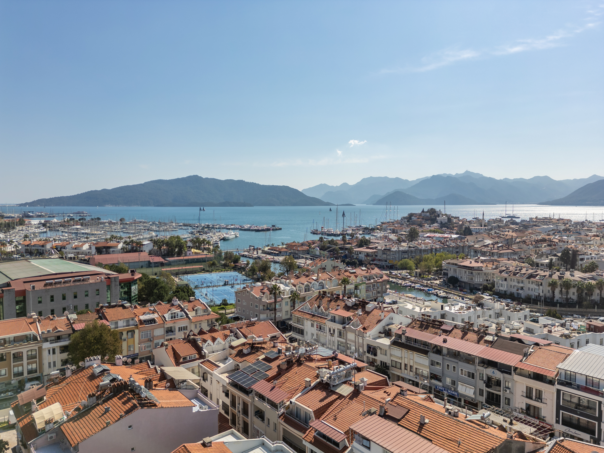 DJI_0915-HDR Marmaris Sarıana’da Marinaya 2 dk Müstakil Bahçeli 2+1