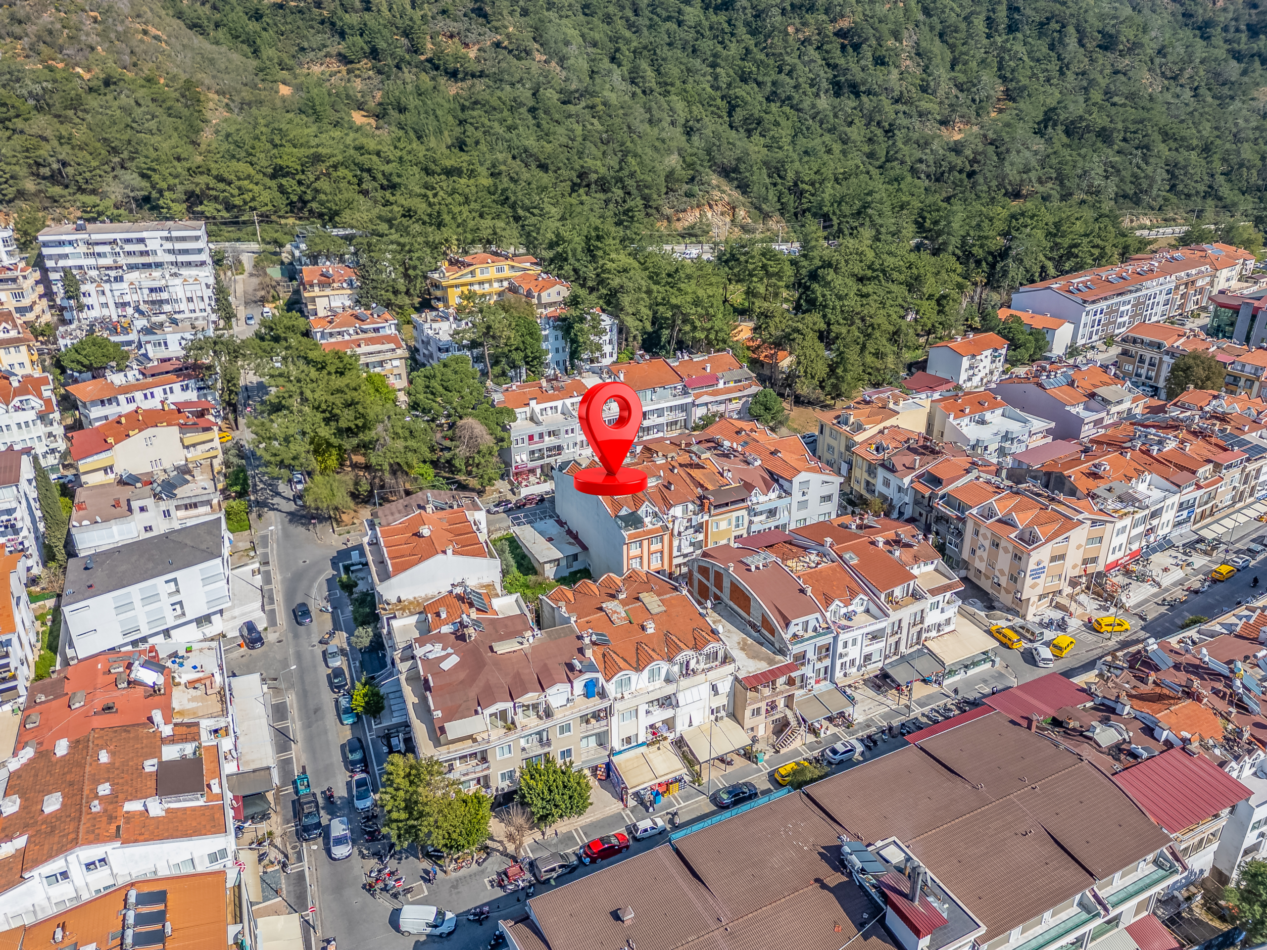 DJI_0926-HDR-Edit Marmaris Sarıana’da Marinaya 2 dk Müstakil Bahçeli 2+1