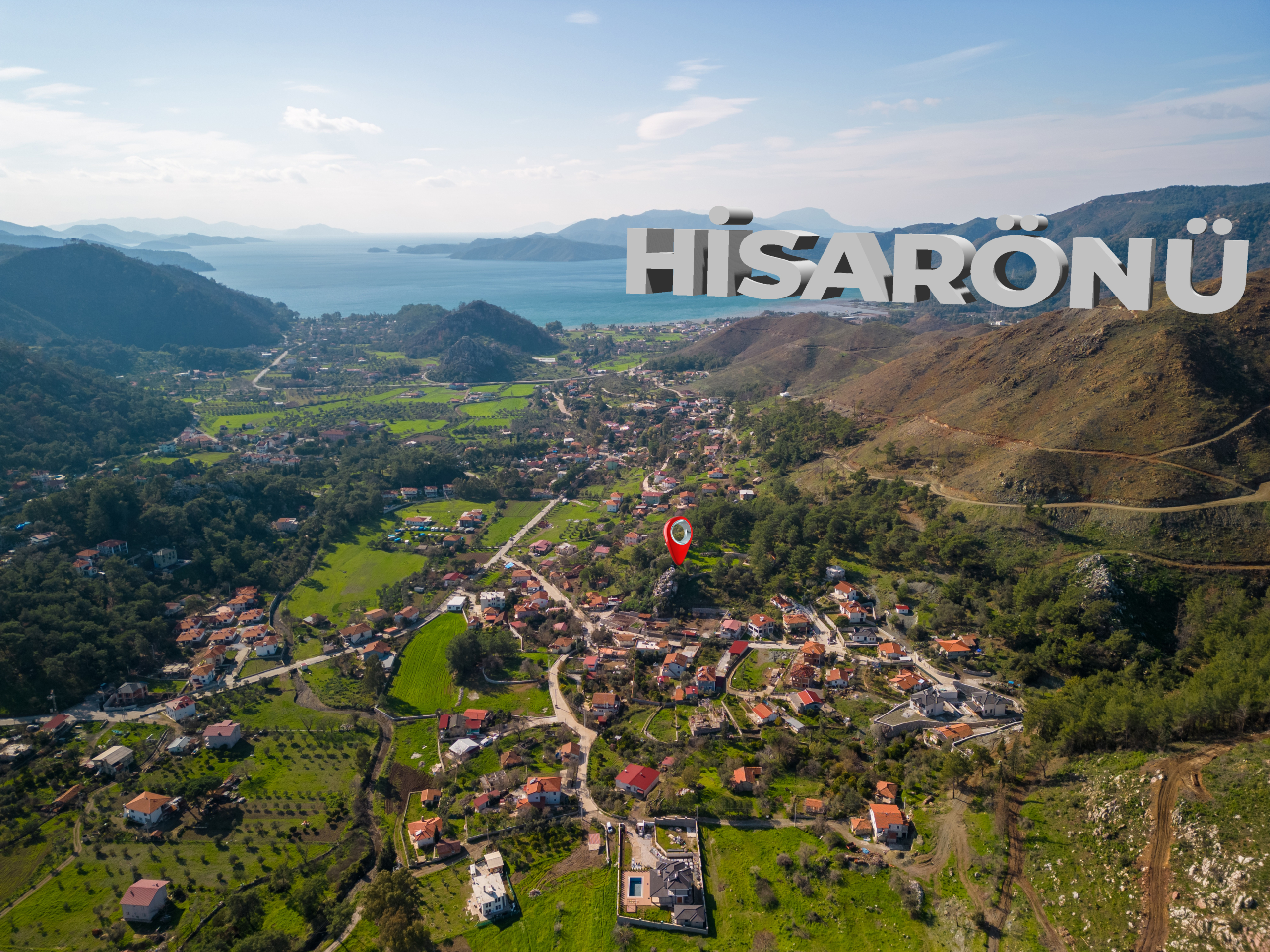 Marmaris Hisarönünde Deniz Manzaralı | Köy İçi İmarlı | 2.214 m2