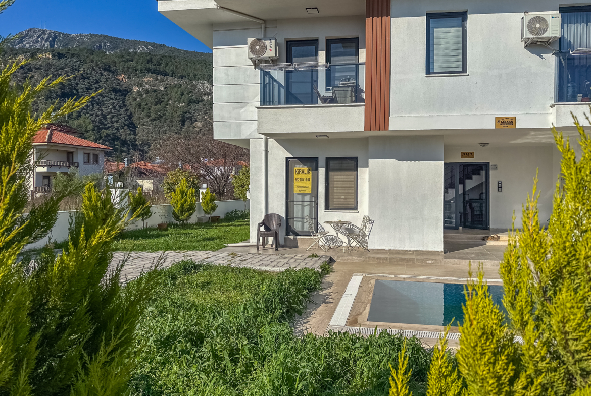 Ula Gökovada Havuzlu Sitede 1+1 Eşyalı Satılık Daire