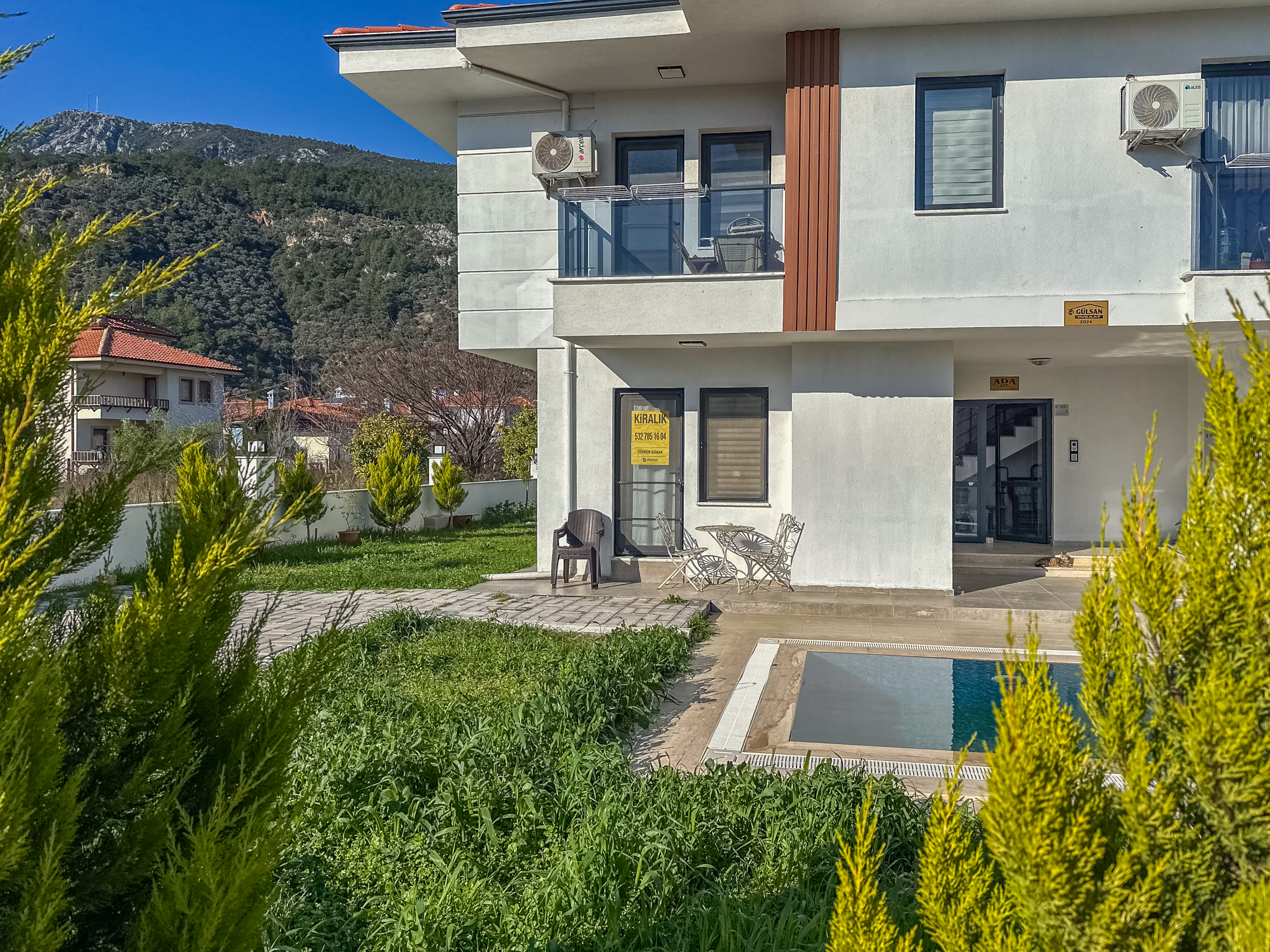 Ula Gökovada Havuzlu Sitede 1+1 Eşyalı Satılık Daire