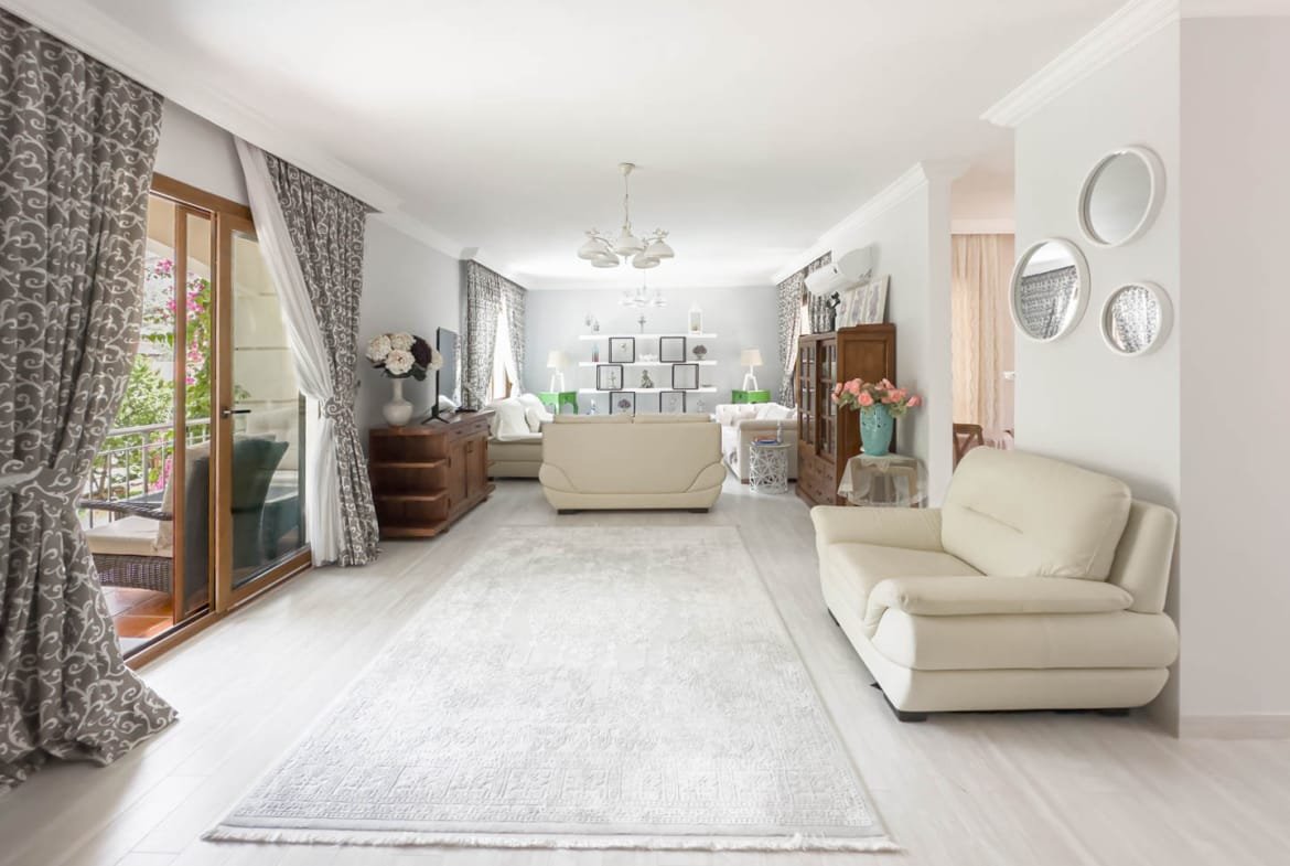 Marmaris İçmeler’de Havuzlu Site İçerisinde Eşyalı Kiralık 3+1 Bahçe Dubleksi