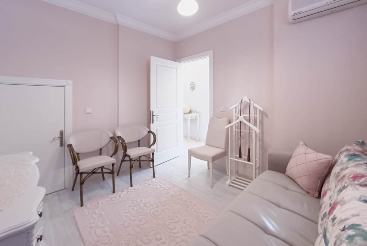 Marmaris İçmeler’de Havuzlu Site İçerisinde Eşyalı Kiralık 3+1 Bahçe Dubleksi