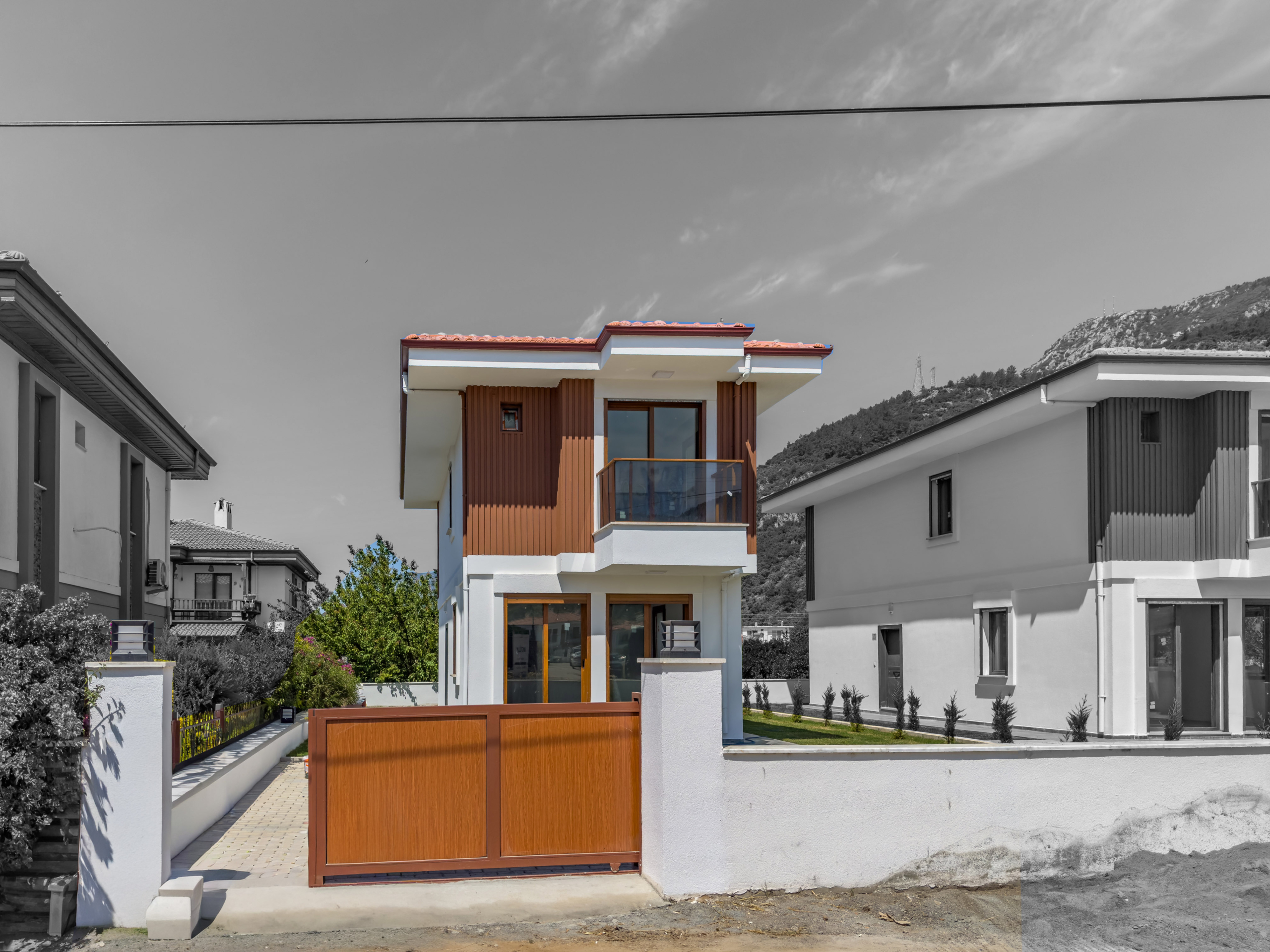 Akyaka Girişinde Gökova Mahallesinde Müstakil 3+1 Satılık Villa