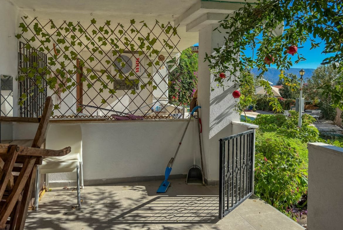 Marmaris Armutalanda 1+1 Eşyalı Kiralık Bahçe Katı Daire