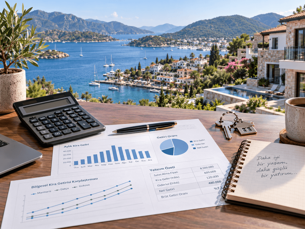 Kira getirisi nasıl hesaplanır - Marmaris Datça ve Gökova gayrimenkul yatırımı